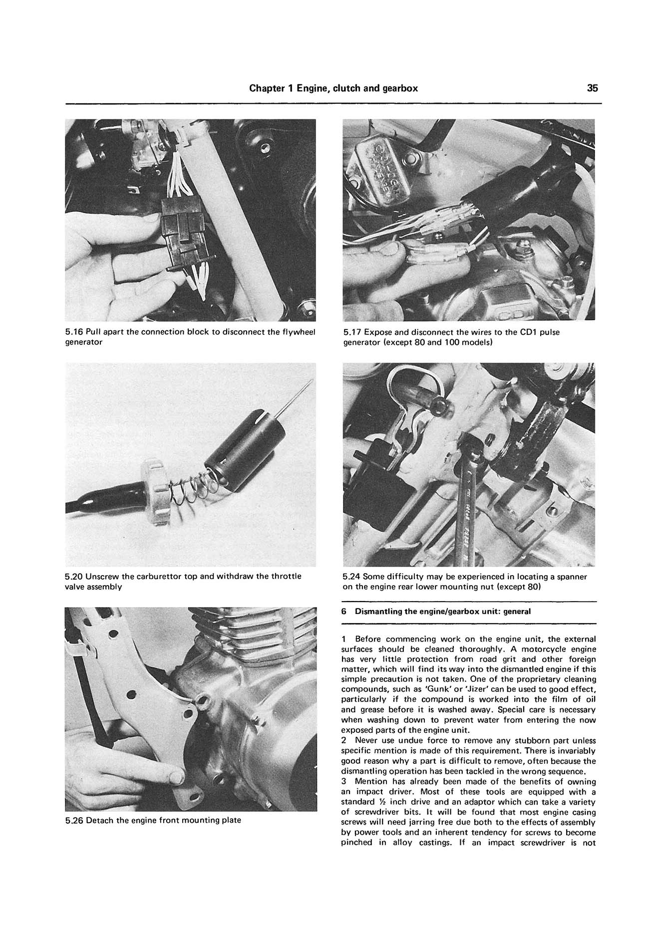 Honda XL/XR 80, 100, 125, 185 & 200 2-valve Models (1978-1987) Haynes Repair Manual - Image 4