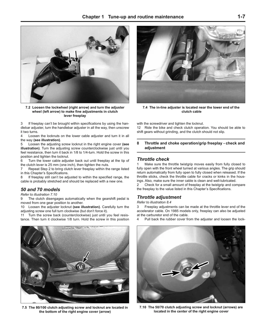 Honda XR50/70/80/100R & CRF50/70/80/100F (1985-2020) Haynes Repair Manual - Image 4