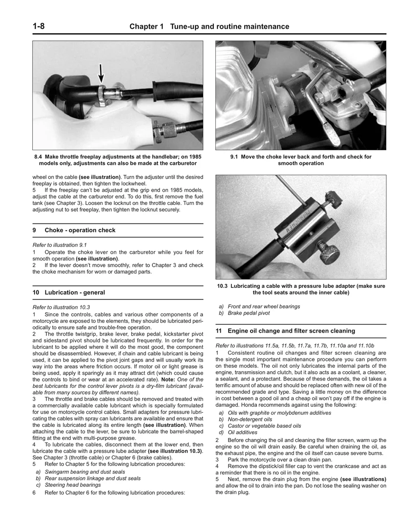 Honda XR50/70/80/100R & CRF50/70/80/100F (1985-2020) Haynes Repair Manual - Image 5