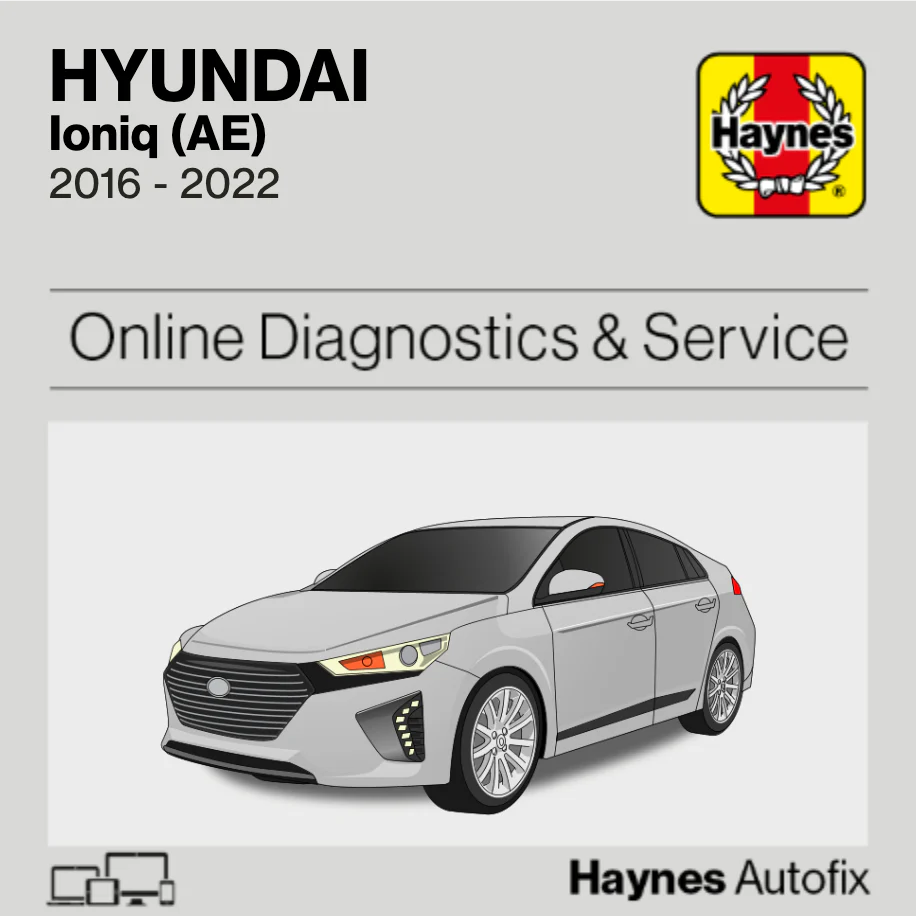 Hyundai Ioniq (AE) 2016 to 2022 Haynes Online Diagnostics & Service Guide