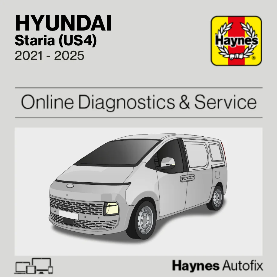 Hyundai Staria (US4) 2021 to 2025 Haynes Online Diagnostics & Service Guide