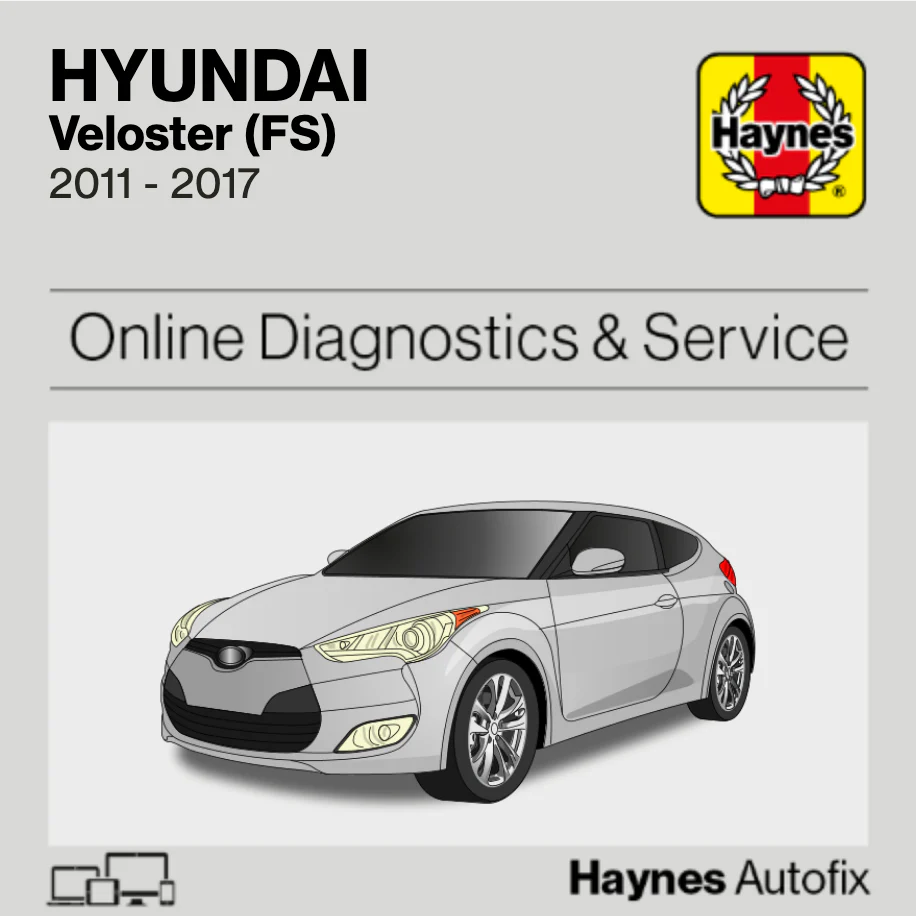 Hyundai Veloster (FS) 2011 to 2017 Haynes Online Diagnostics & Service Guide
