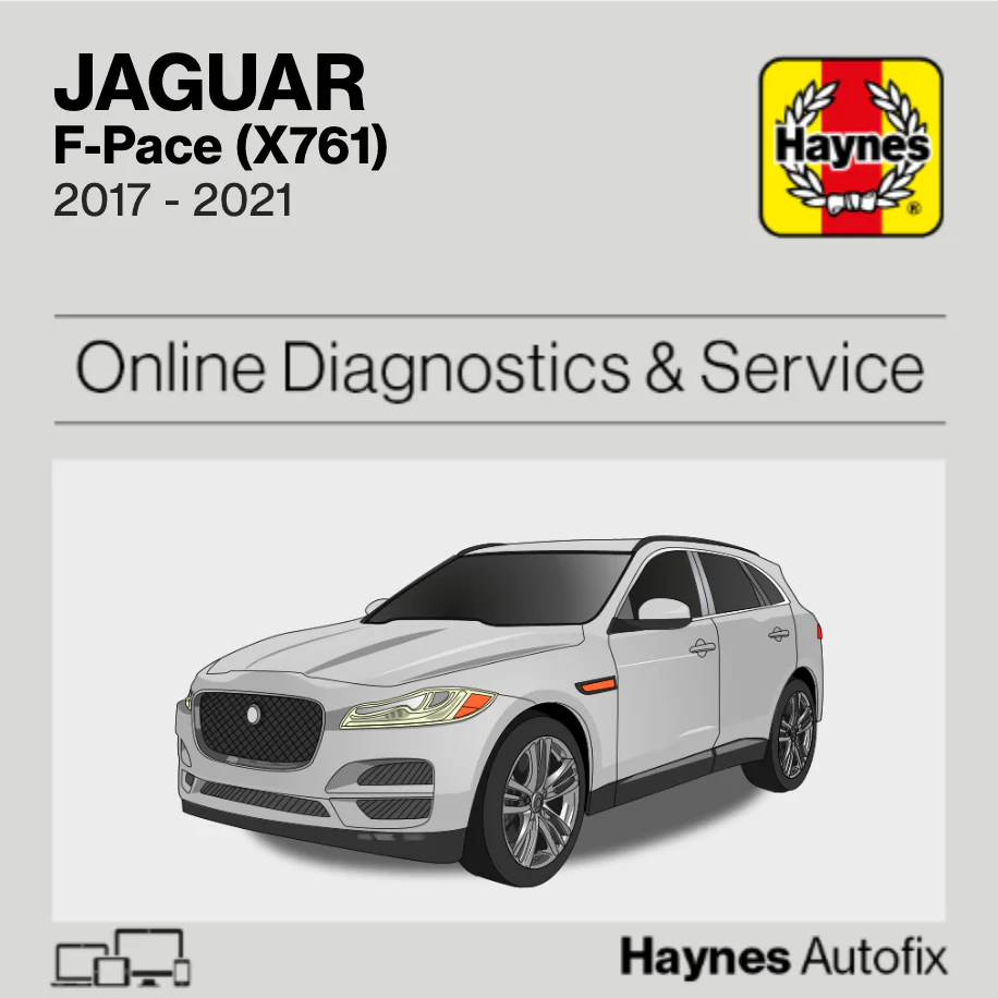 Jaguar F-Pace (X761) 2017 to 2021 Haynes Online Diagnostics & Service Guide
