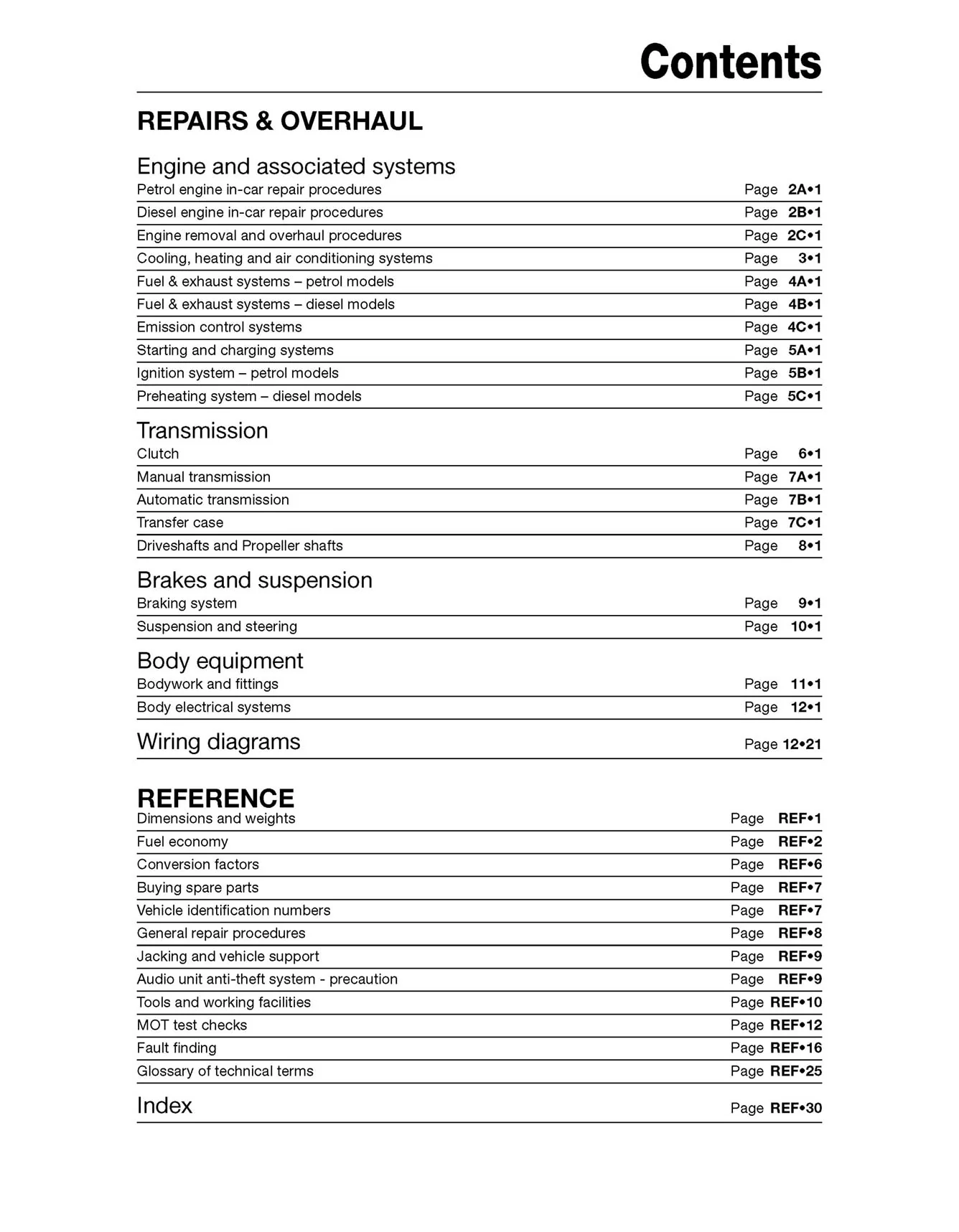 Jaguar X Type Petrol & Diesel (2001-2011) Haynes Repair Manual - Image 5