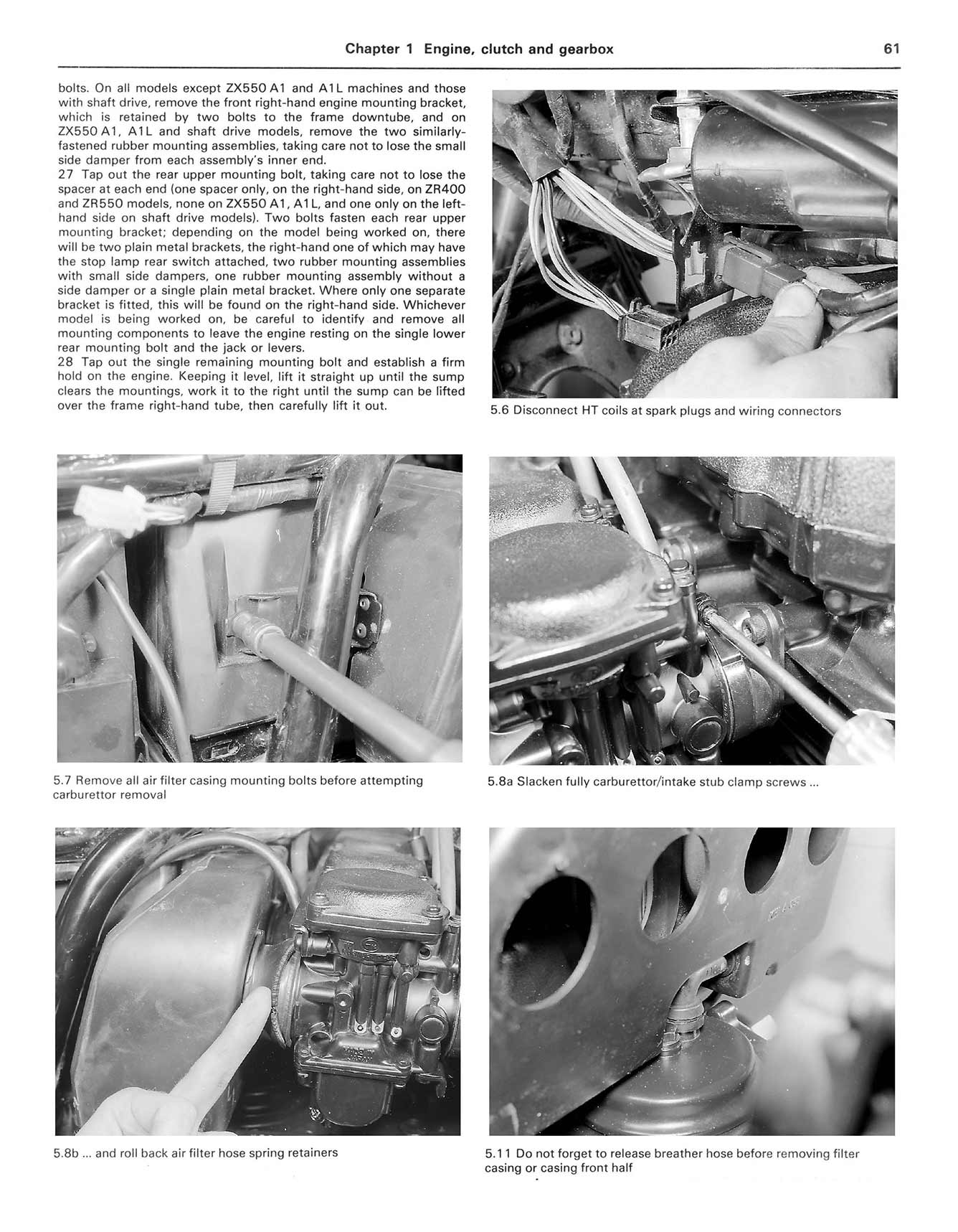 Kawasaki 400, 500 & 550 Fours (1979-1991) Haynes Repair Manual - Image 4