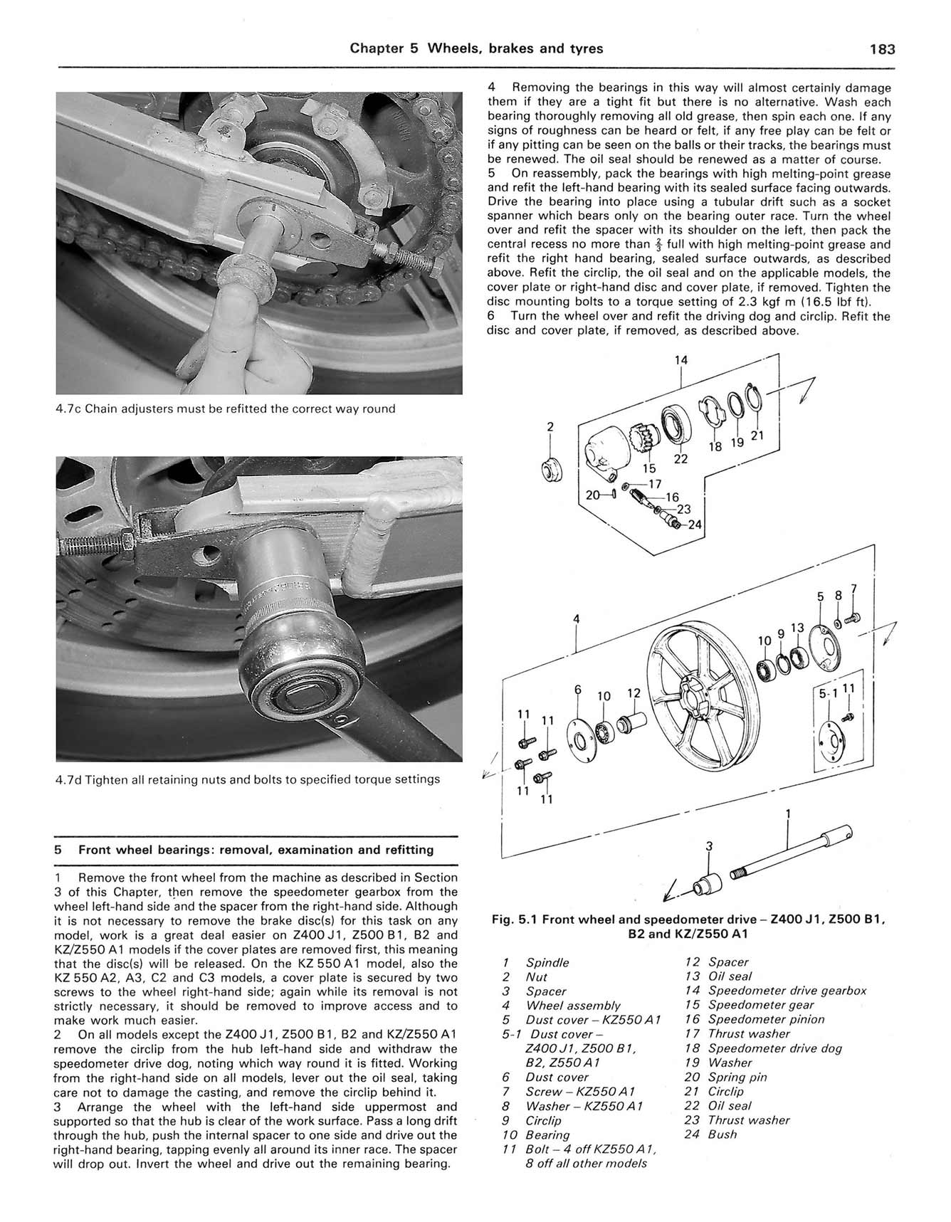 Kawasaki 400, 500 & 550 Fours (1979-1991) Haynes Repair Manual - Image 6