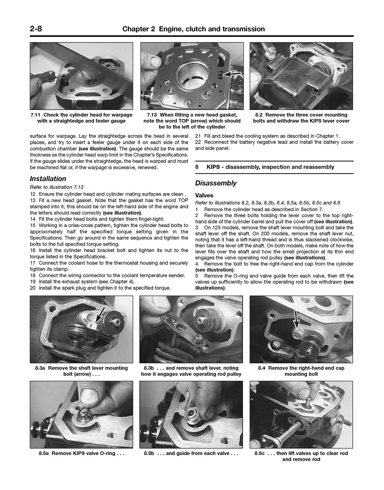 Kawasaki KMX125 & 200 (1986-2002) Haynes Repair Manual - Image 4
