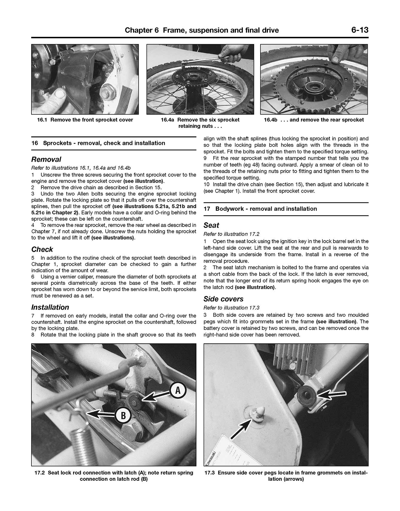 Kawasaki KMX125 & 200 (1986-2002) Haynes Repair Manual - Image 5