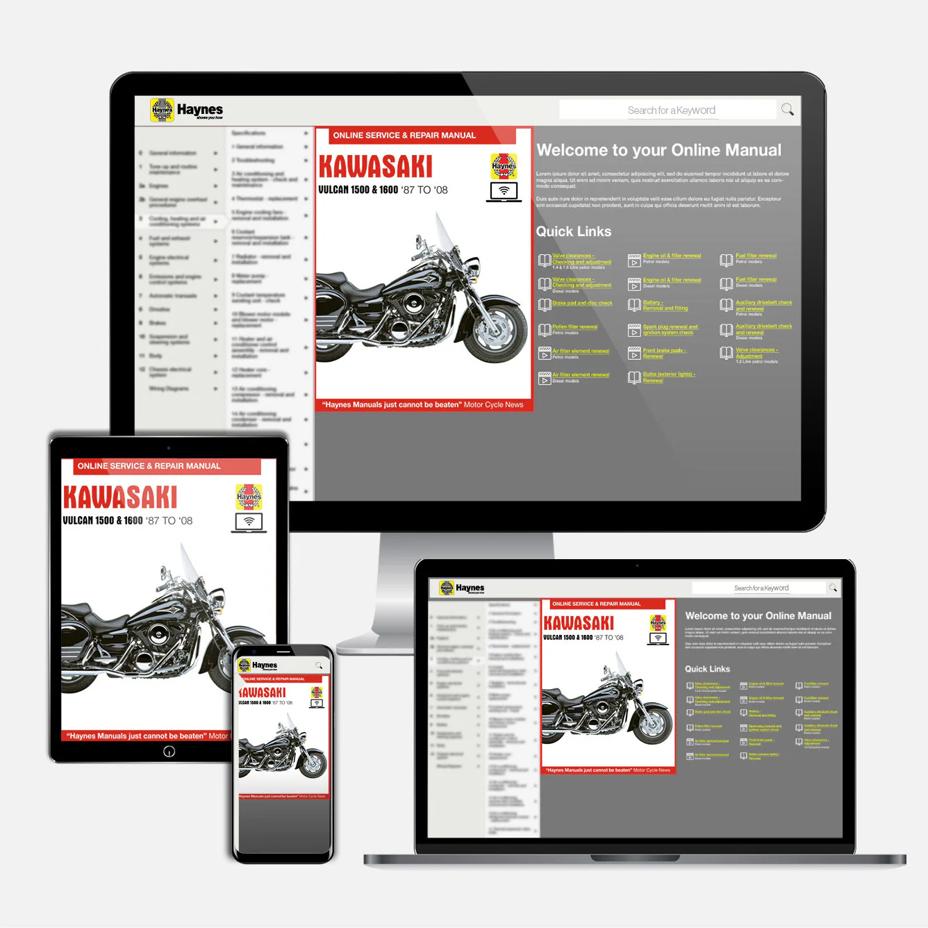 Kawasaki Vulcan 1500 & 1600 (1987-2008) Haynes Repair Manual - Image 9