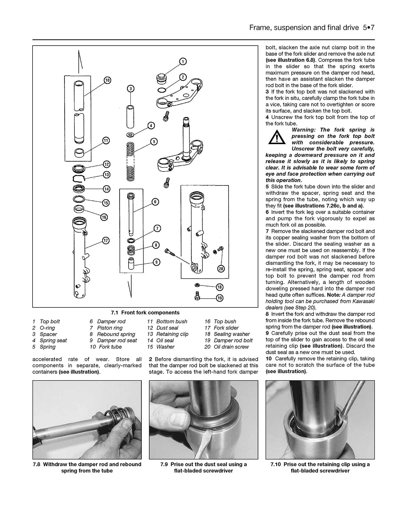 Kawasaki ZR550 & 750 Zephyr Fours (1990-1997) Haynes Repair Manual - Image 6