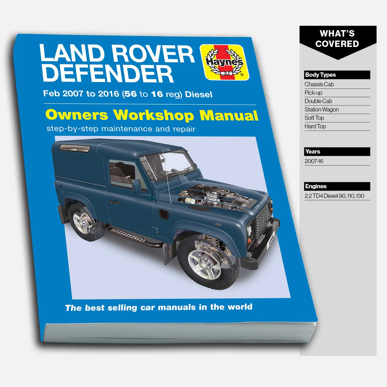 Land Rover Defender Diesel (Feb 2007-2016) 56 to 16 Haynes Repair Manual - Image 2