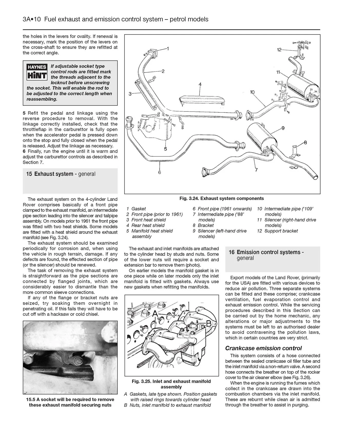 Land Rover Series II, IIA & III Petrol & Diesel (1958-1985) Haynes Repair Manual - Image 5