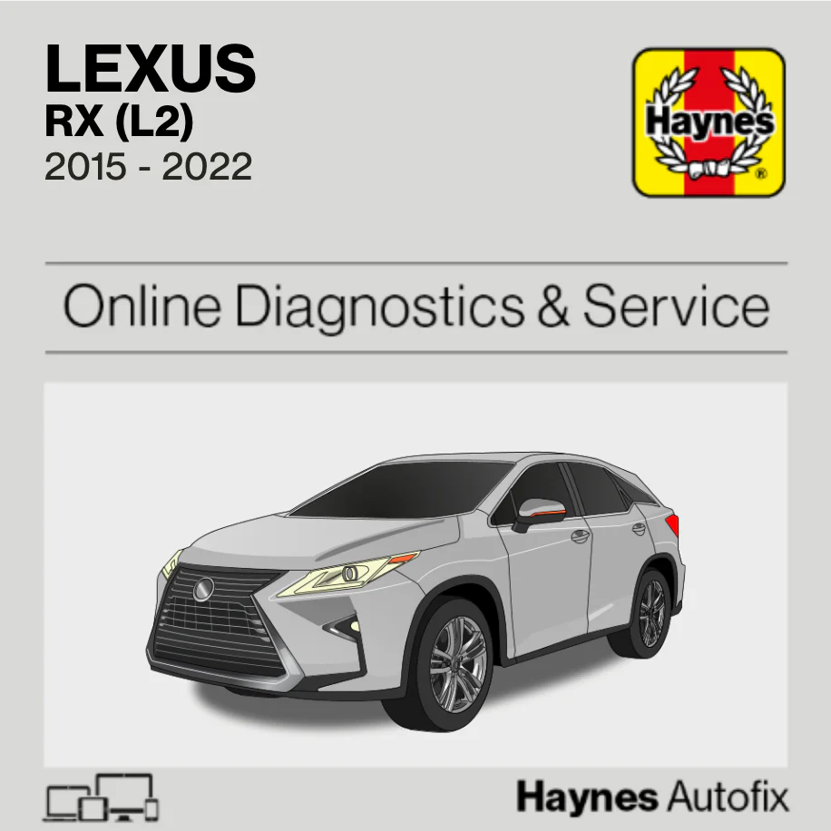 Lexus RX (L2) 2015 to 2022 Haynes Online Diagnostics & Service Guide