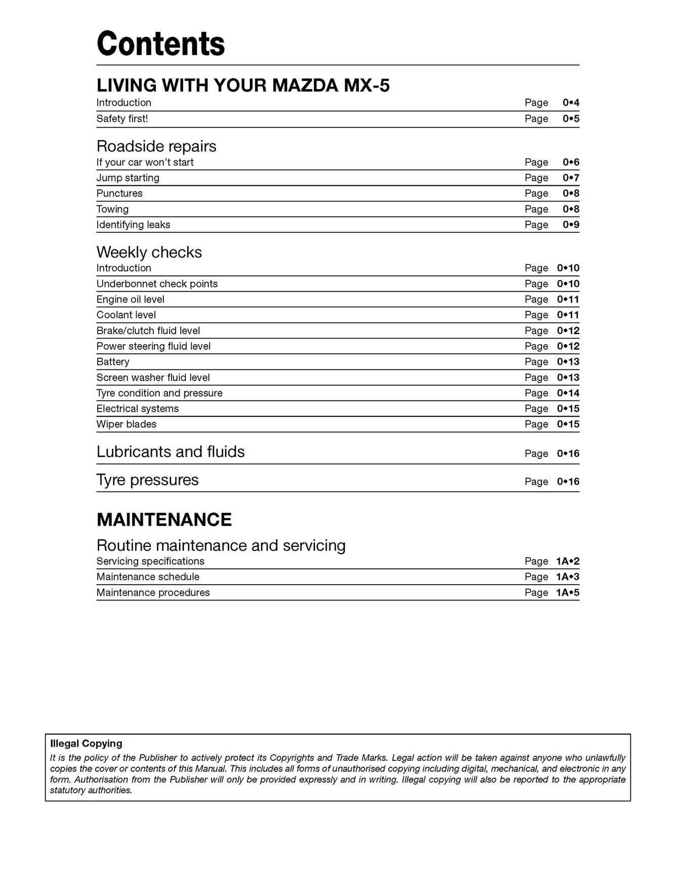 Mazda MX-5 (Oct 2005-July 2015) 55 to 15 Haynes Repair Manual - Image 4
