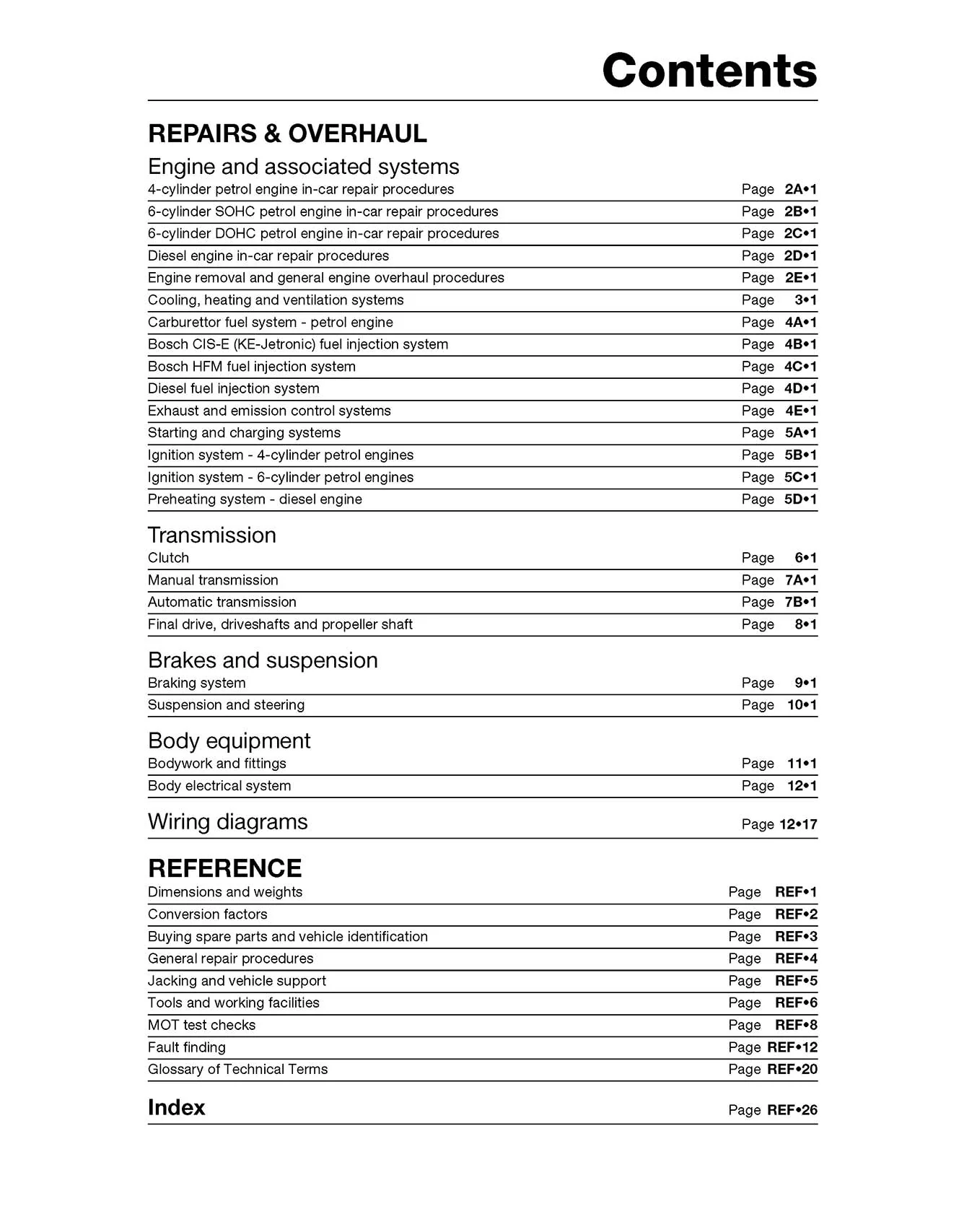 Mercedes-Benz 124 Series Petrol & Diesel (1985-Aug 1993) Haynes Repair Manual - Image 4