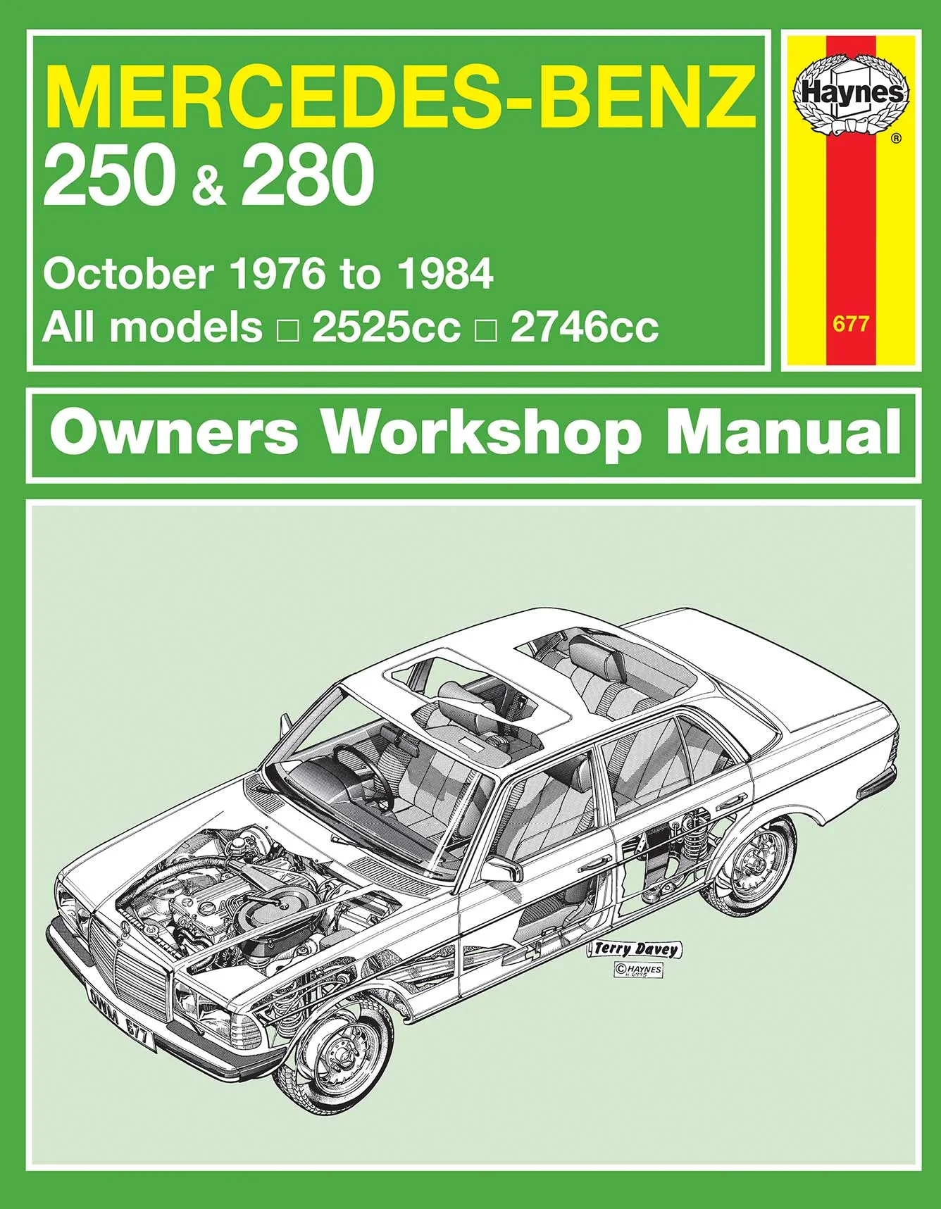 Mercedes-Benz 250 & 280 123 Series Petrol (Oct 1976-1984) Haynes Repair Manual
