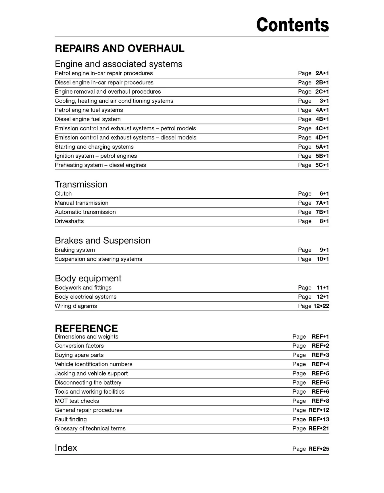 Mercedes-Benz A-Class Petrol & Diesel (1998-2004) Haynes Repair Manual - Image 5