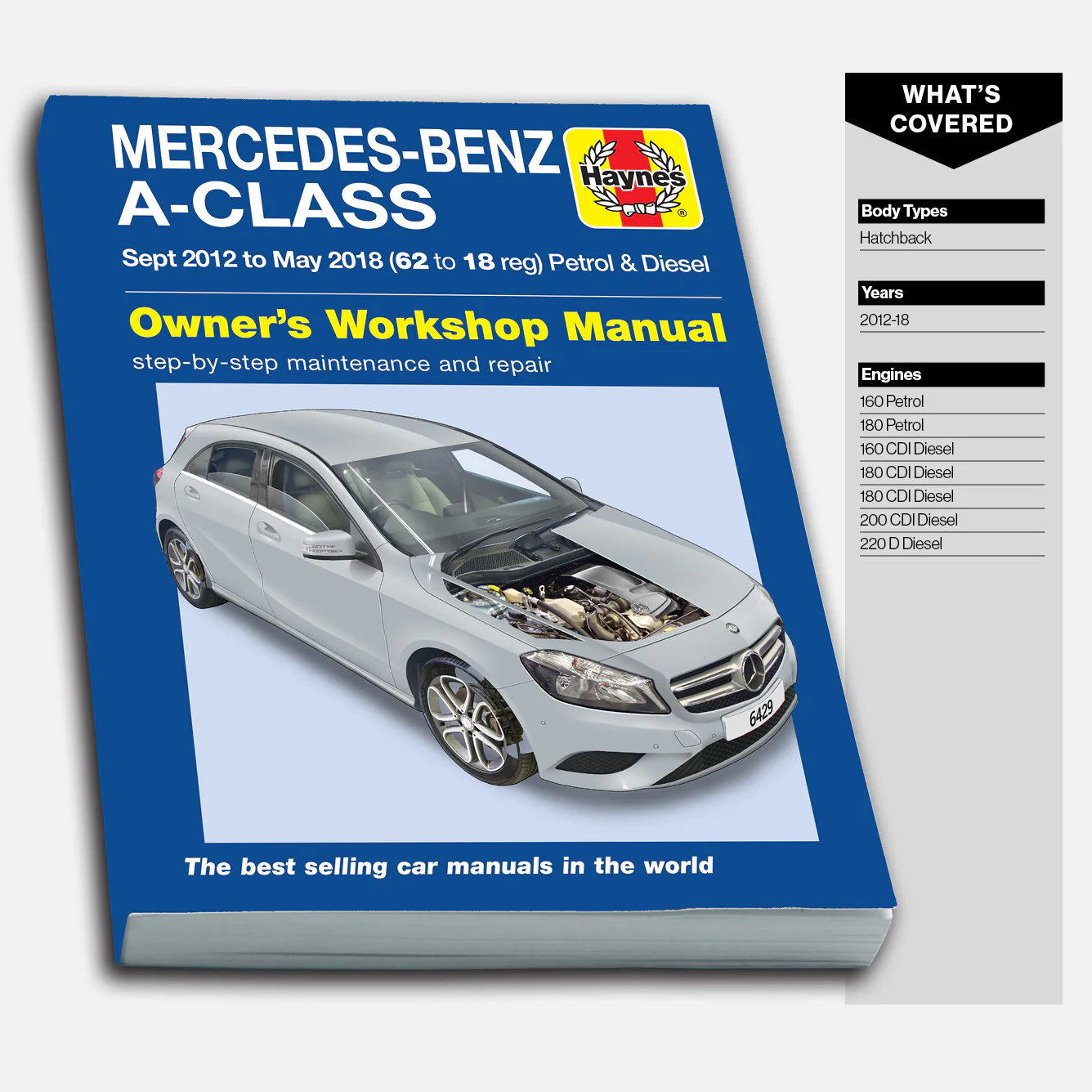 Mercedes-Benz A-Class Sept 2012-May 2018 (62 to 18 reg) Petrol & Diesel Haynes Repair Manual - Image 2