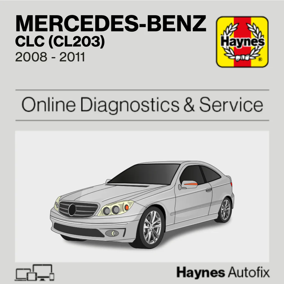 Mercedes-Benz CLC (CL203) 2008 to 2011 Haynes Online Diagnostics & Service Guide