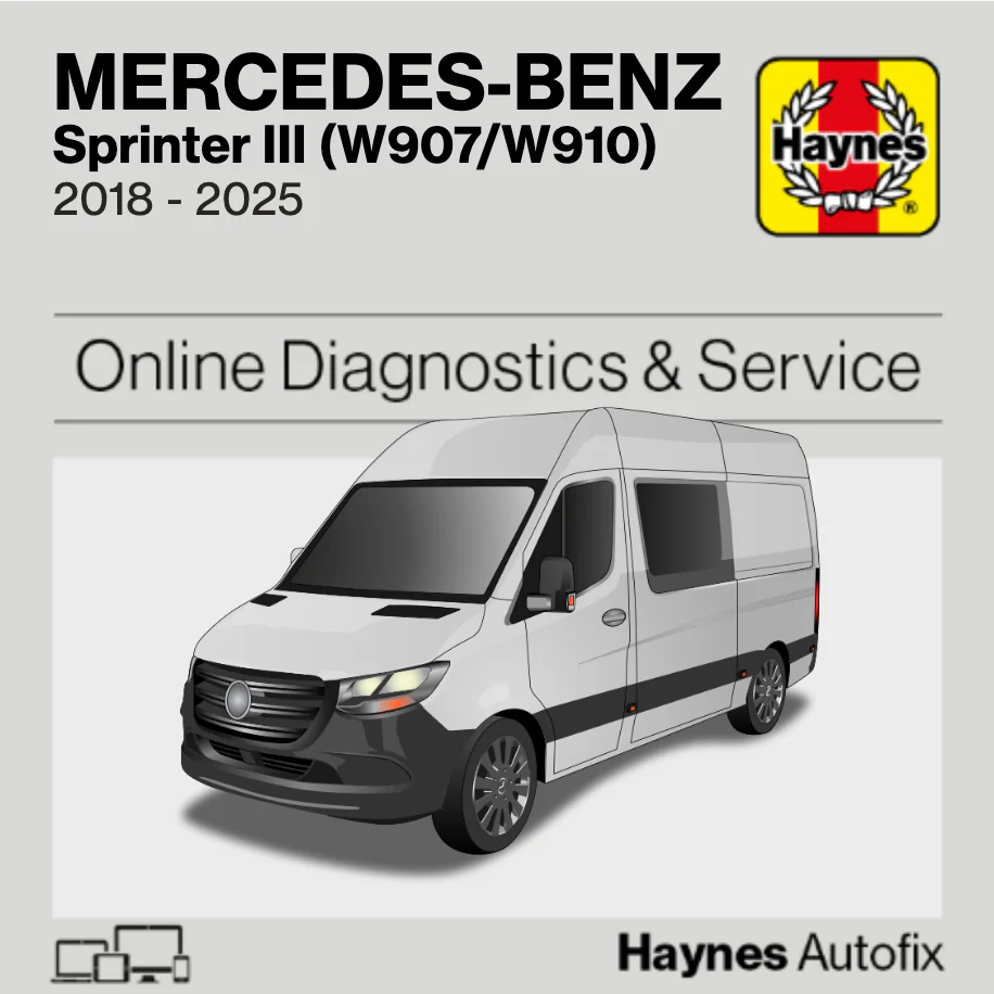 Mercedes-Benz Sprinter III (W907/W910) 2018 to 2025 Haynes Online Diagnostics & Service Guide