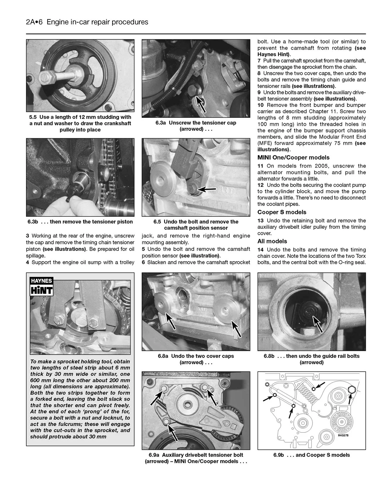 MINI Petrol (July 2001-2006) Haynes Repair Manual - Image 6