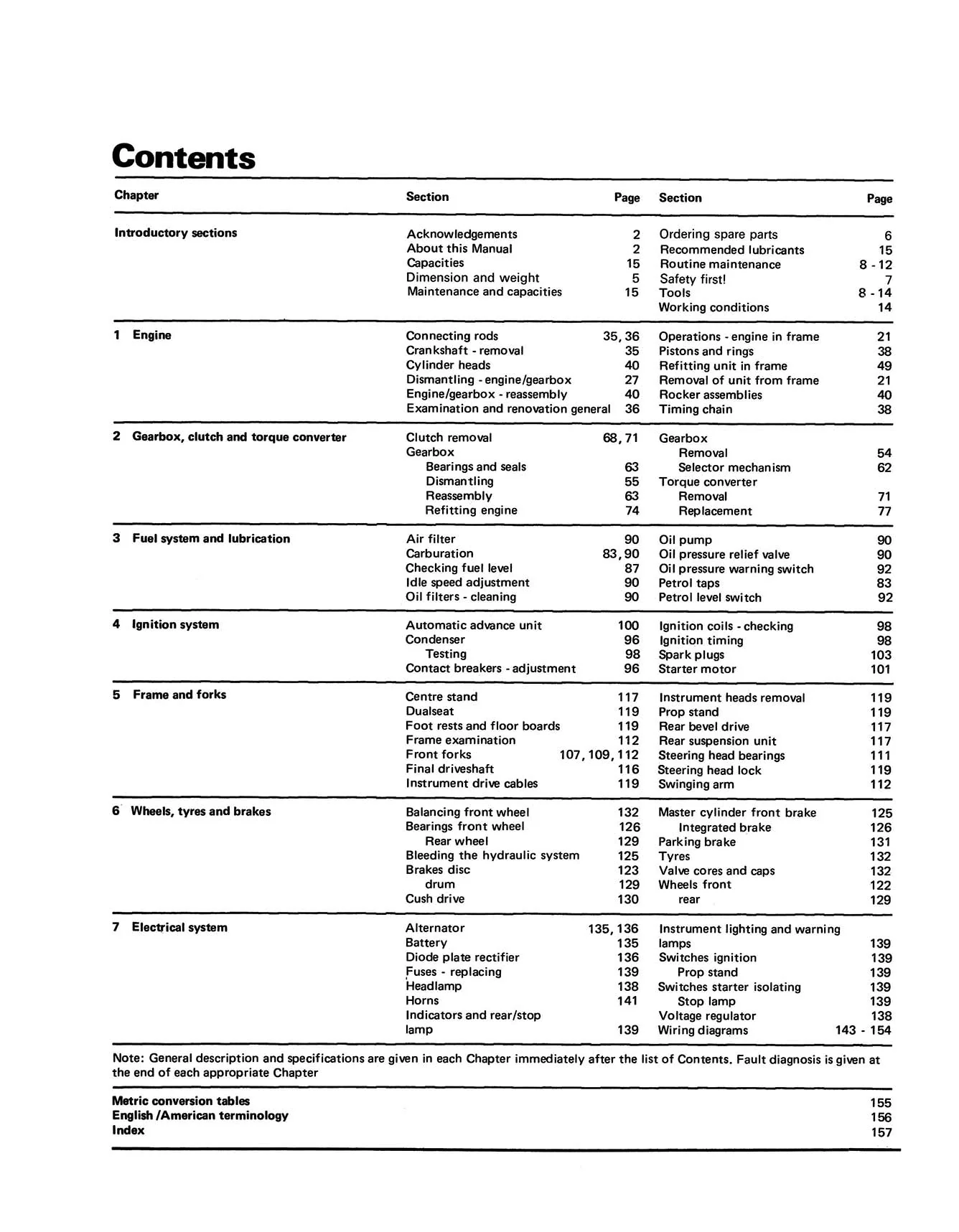 Moto Guzzi 750, 850 & 1000 V-Twins (1974-1978) Haynes Repair Manual - Image 3
