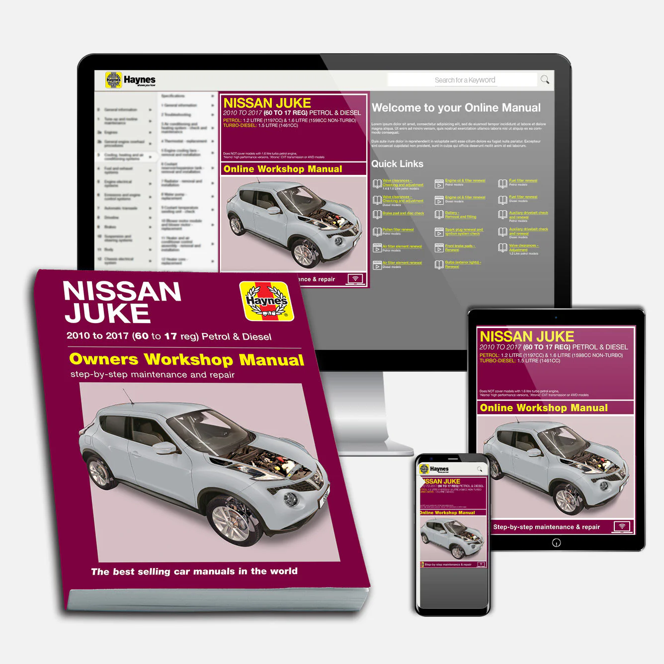 Nissan Juke (2010-2018) Haynes Repair Manual