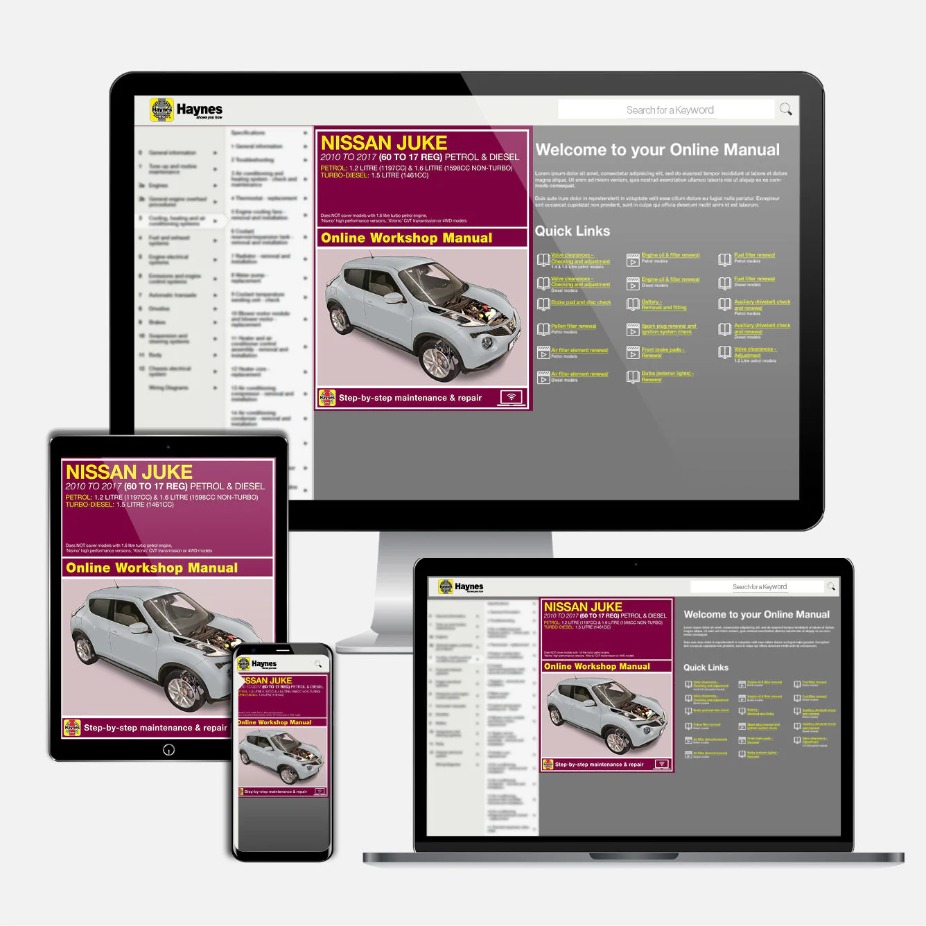 Nissan Juke (2010-2018) Haynes Repair Manual - Image 9