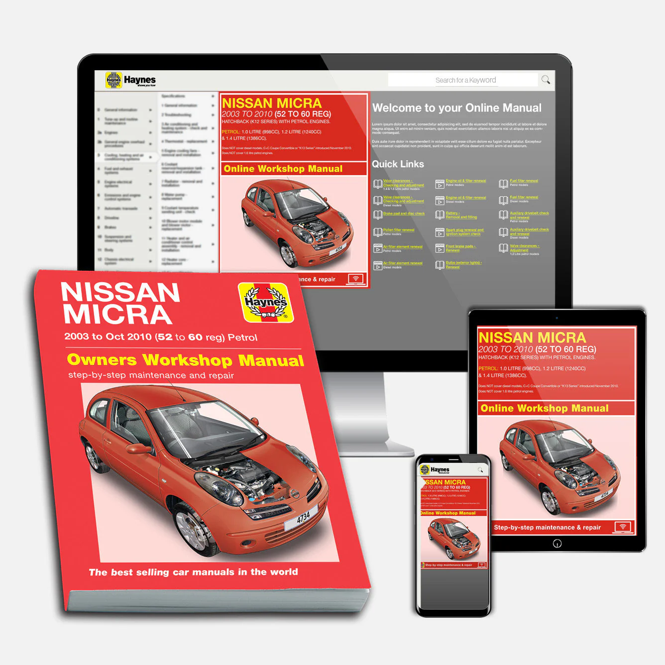 Nissan Micra (2003-Oct 2010) Haynes Repair Manual
