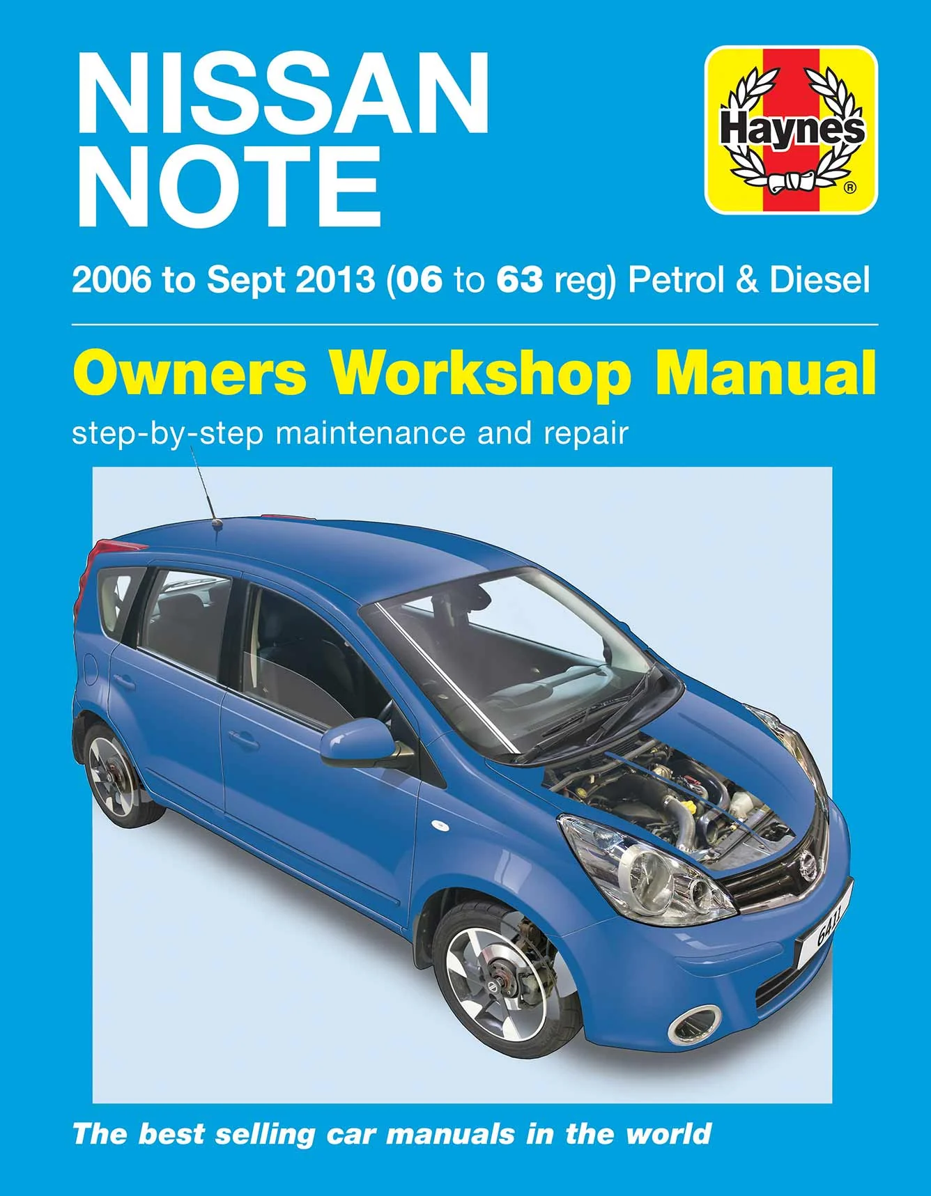 Nissan Note Petrol & Diesel (2006-Sept 2013) 06 to 63 Haynes Repair Manual - Image 2