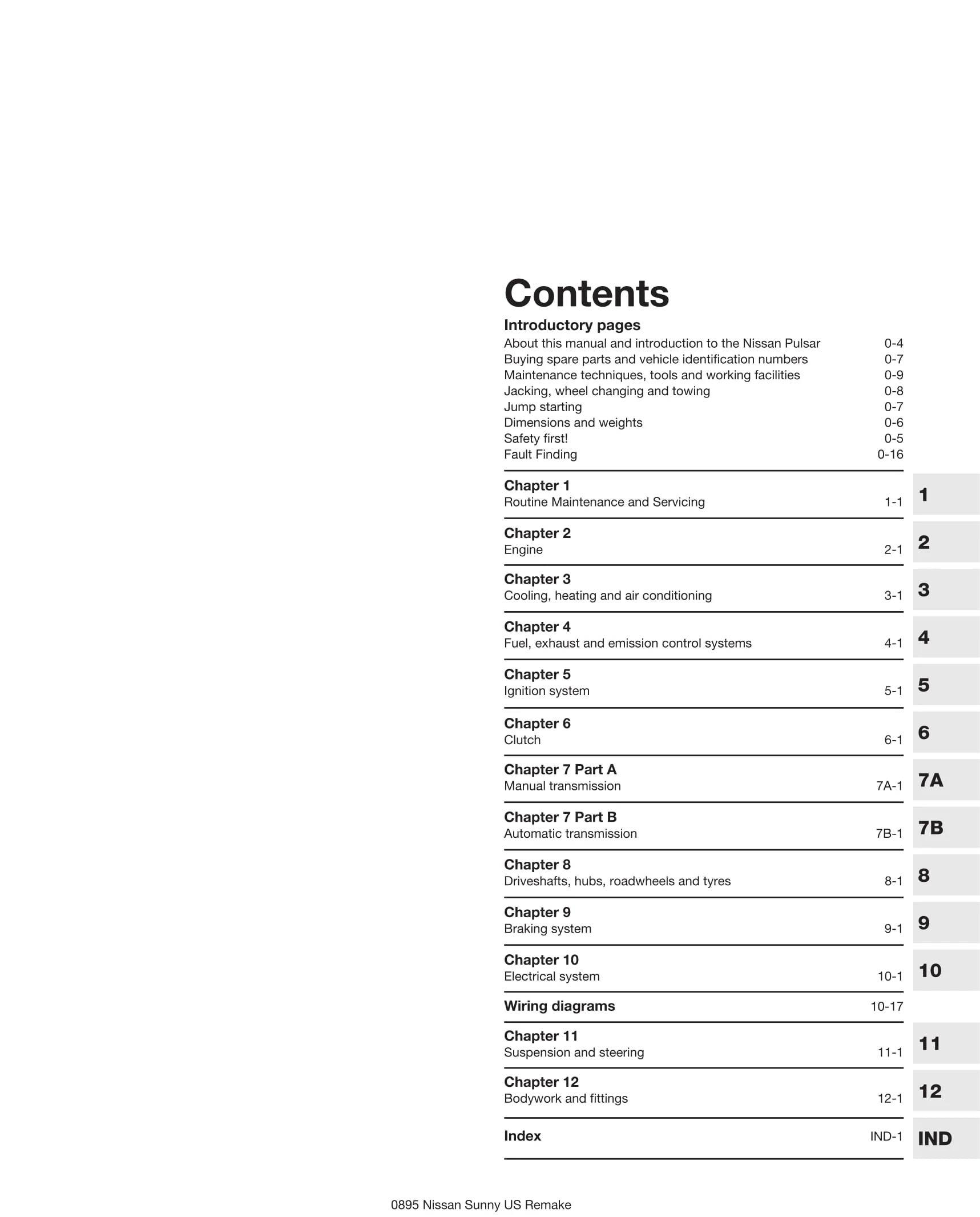 Nissan Pulsar (1982-1987) and Holden Astra (1984-1986) Haynes Repair Manual - Image 3