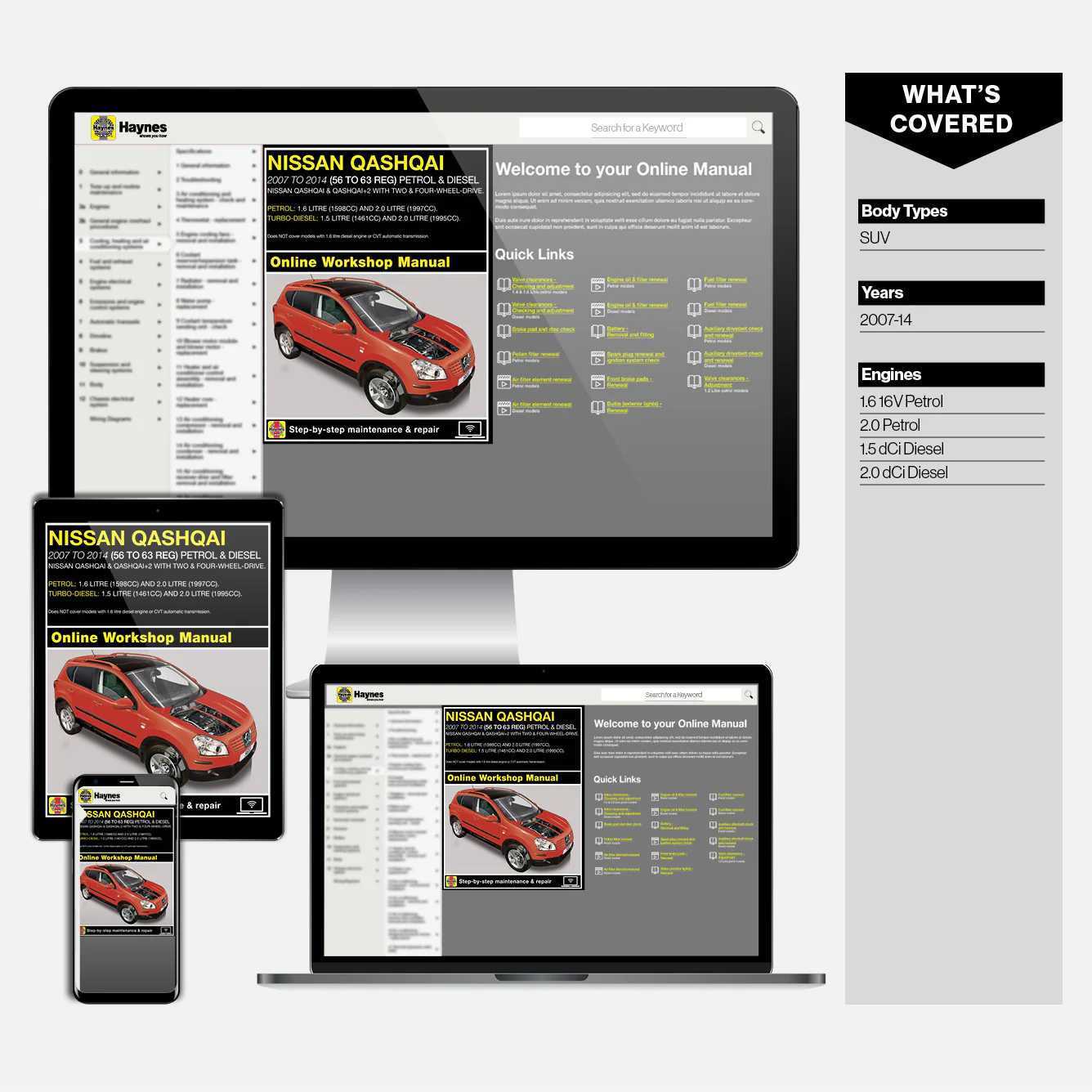 Nissan Qashqai Petrol & Diesel (2007-2014) Haynes Repair Manual - Image 9