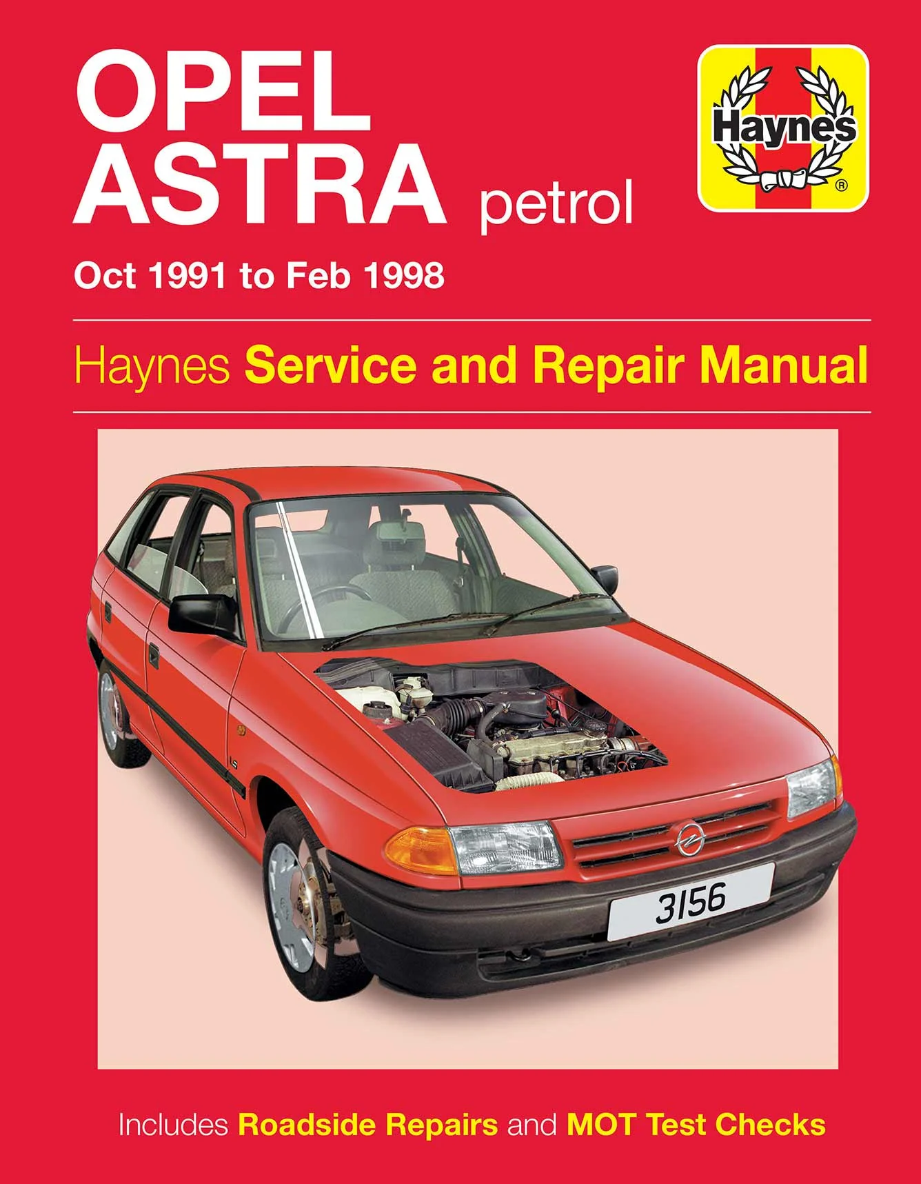 Opel Astra Petrol (Oct 1991-Feb 1998) Haynes Repair Manual