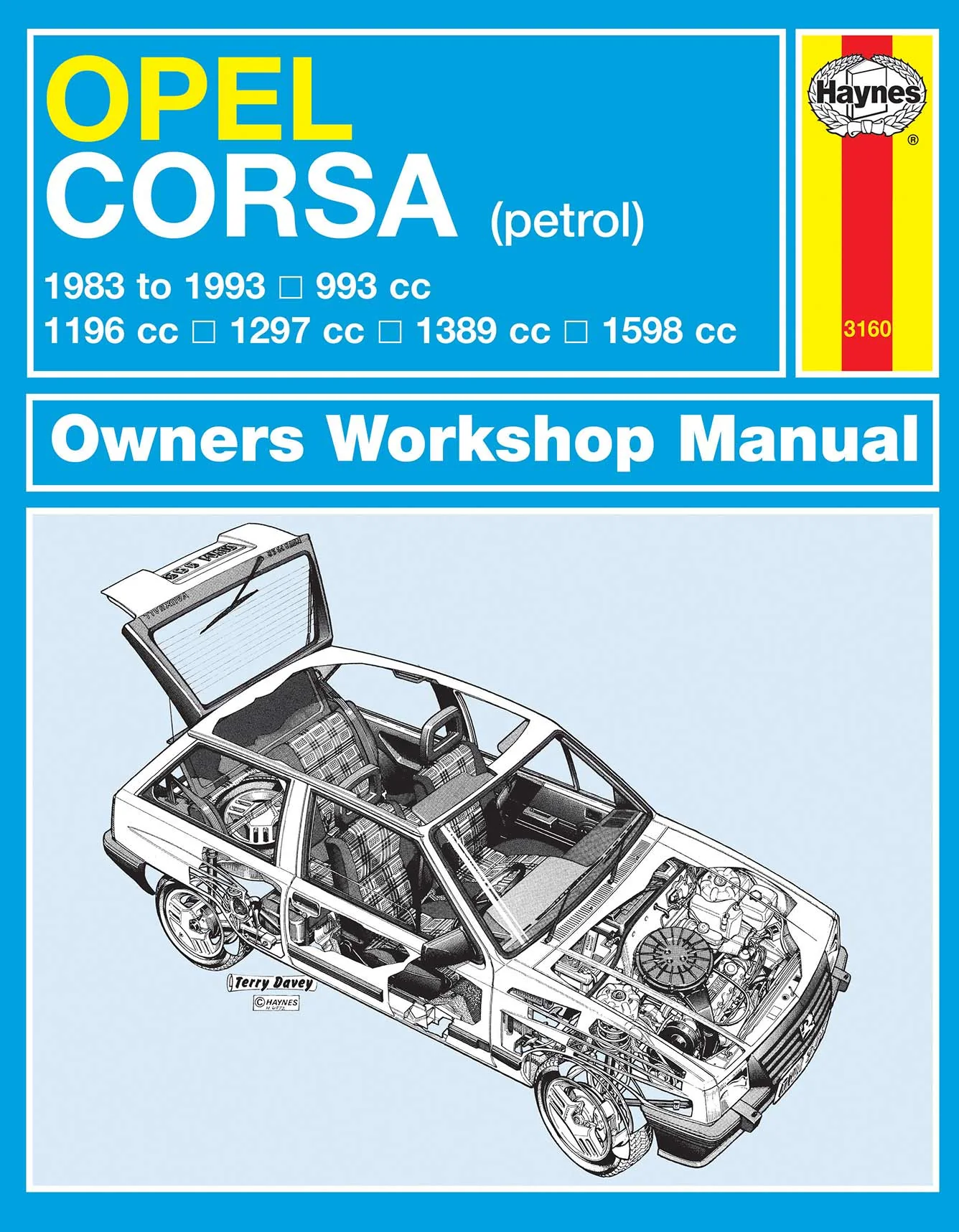 Opel Corsa Petrol (1983-Mar 1993) Haynes Repair Manual