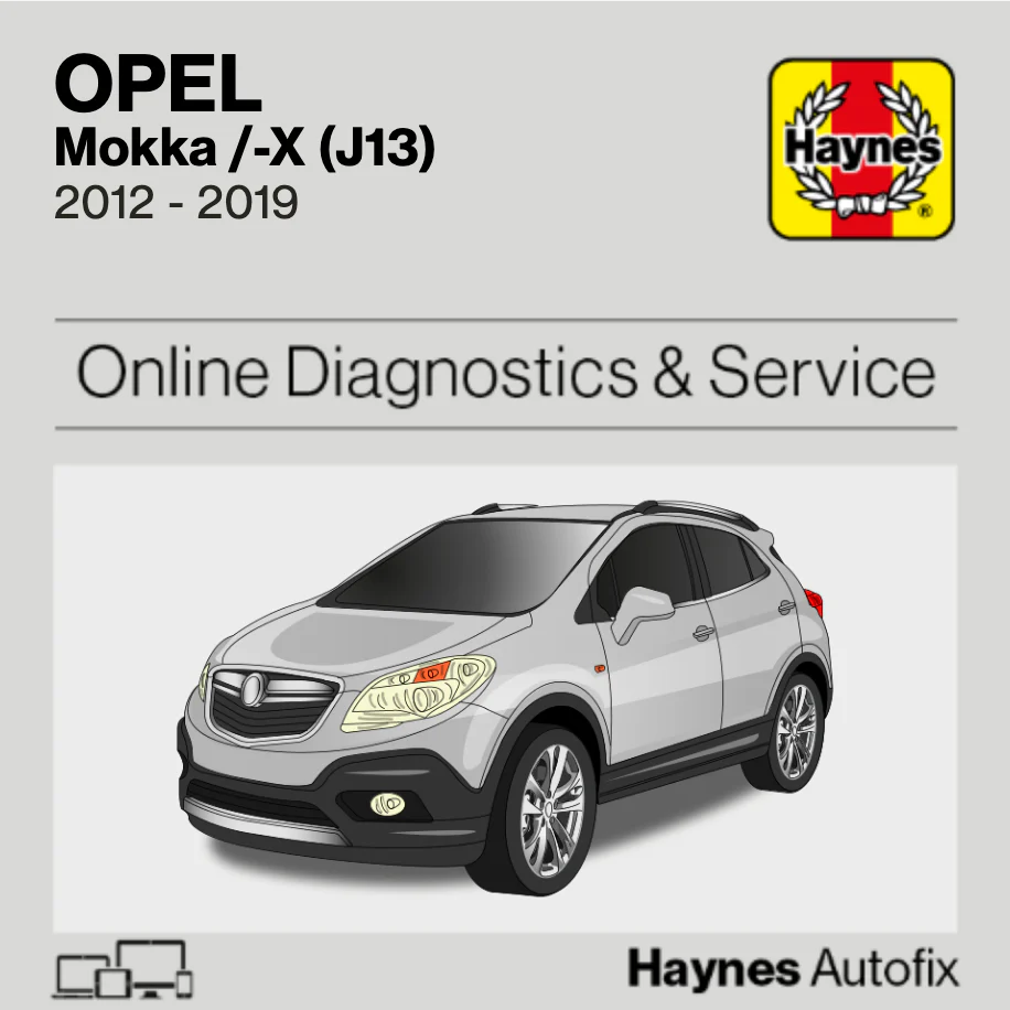 Opel Mokka /-X (J13) 2012 to 2019 Haynes Online Diagnostics & Service Guide