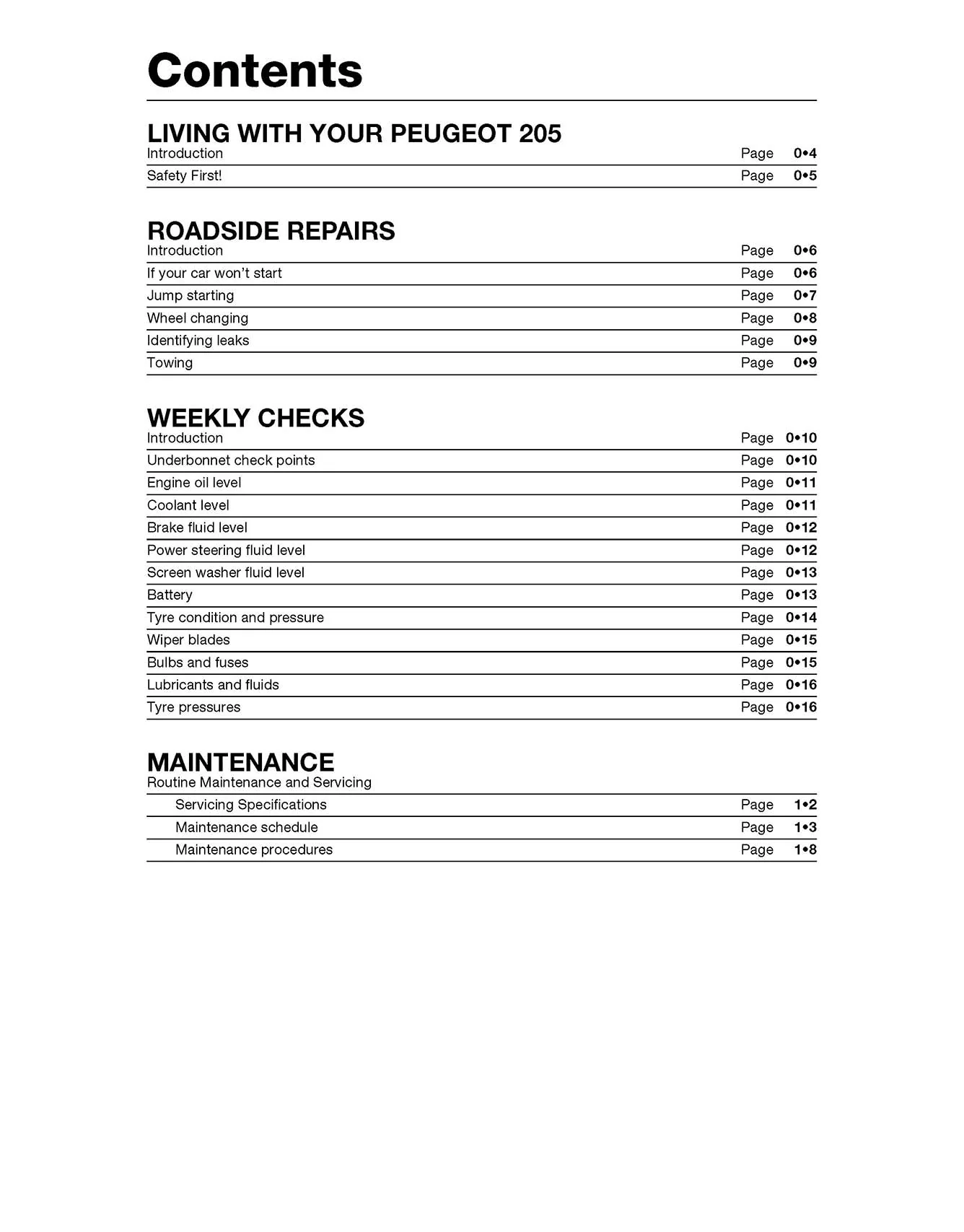 Peugeot 205 Petrol (1983-1997) Haynes Repair Manual - Image 3