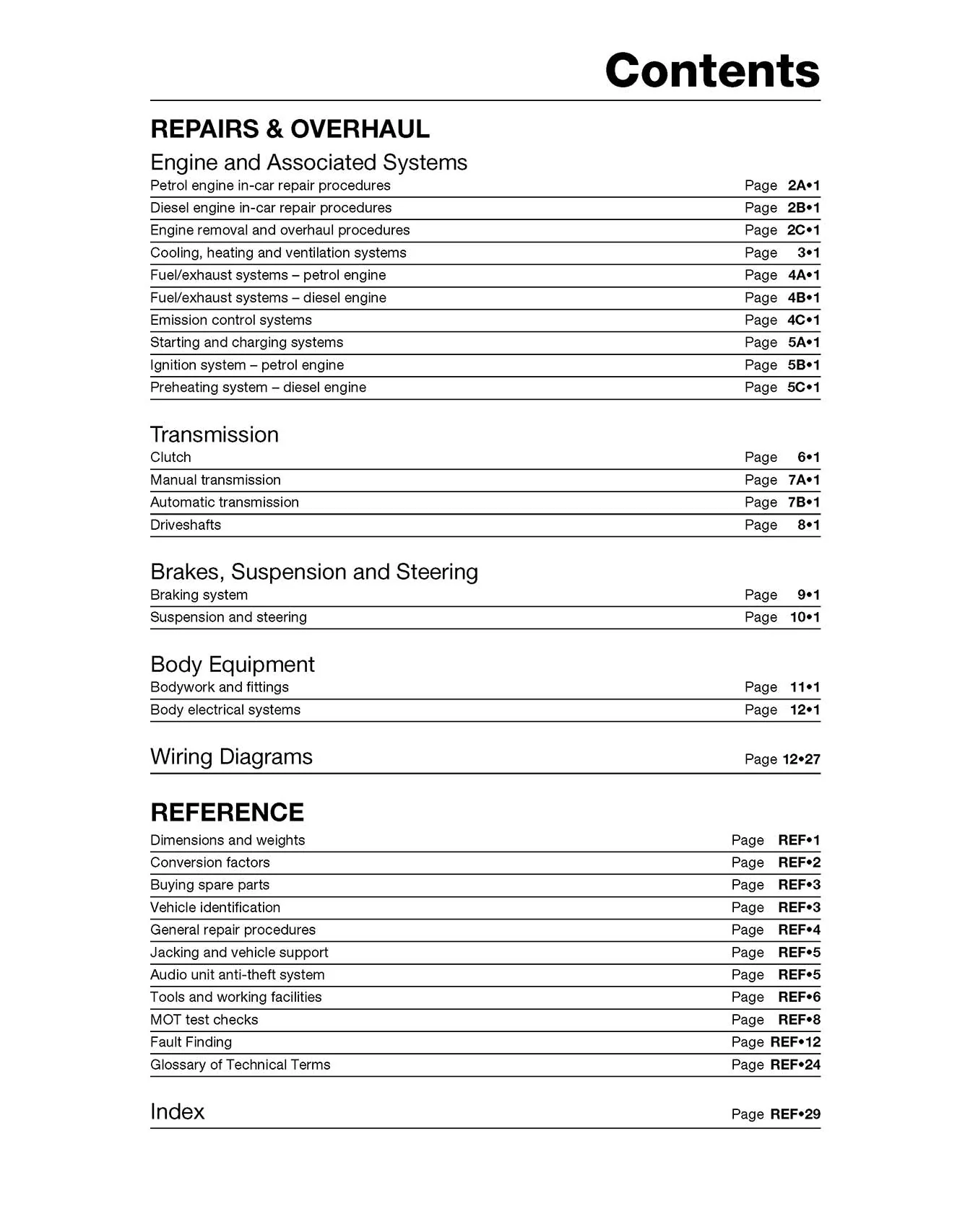 Peugeot 206 Petrol & Diesel (1998-2001) Haynes Repair Manual - Image 5