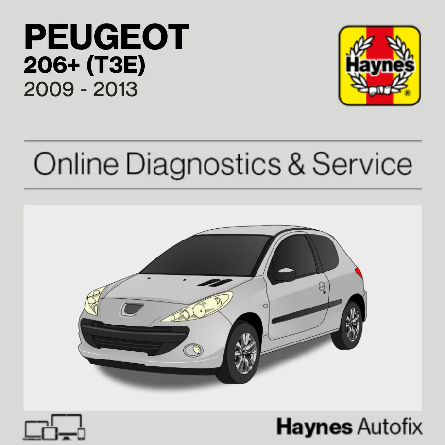 Peugeot 206+ (T3E) 2009 to 2013 Haynes Online Diagnostics & Service Guide