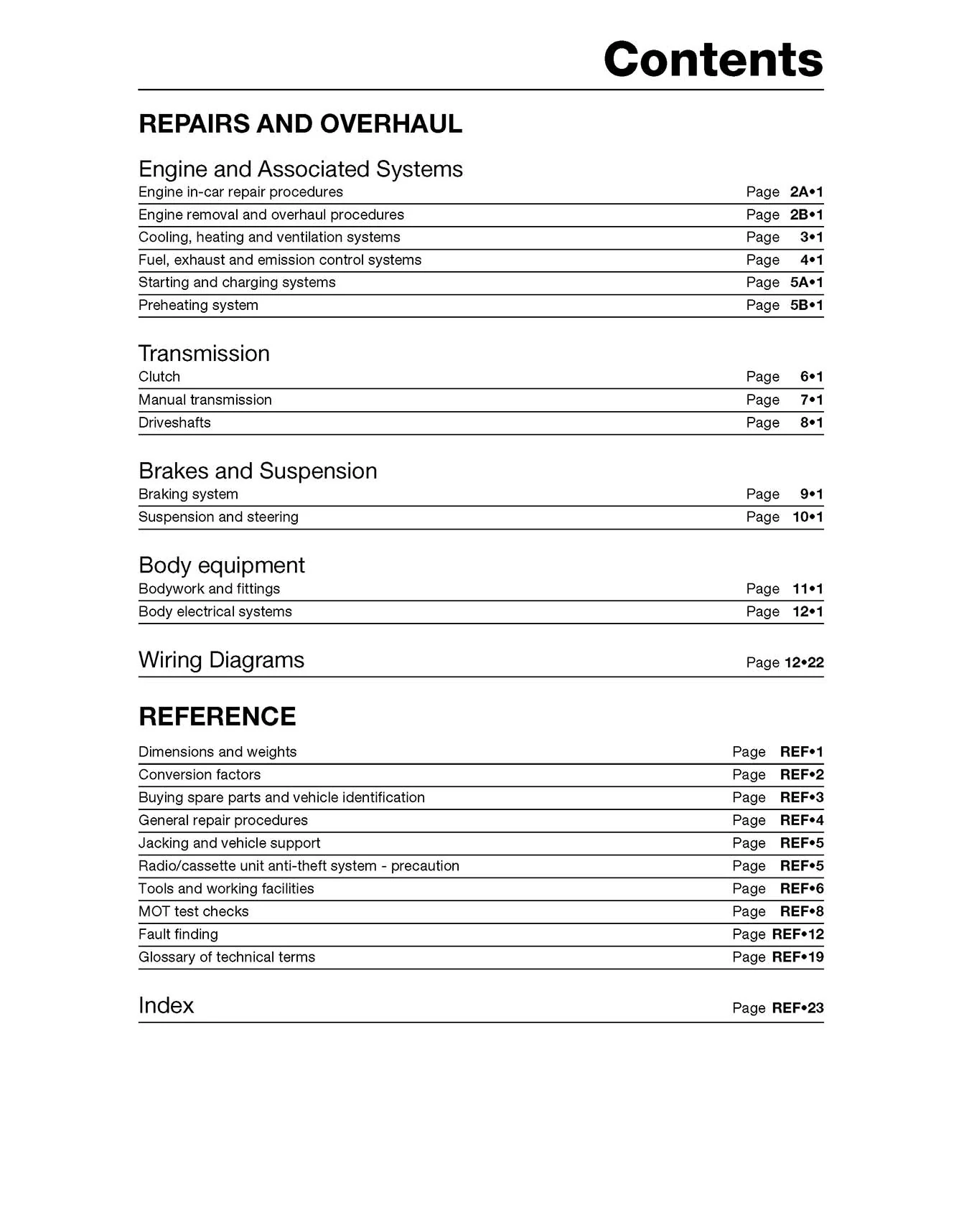 Peugeot 405 Diesel (1988-1997) Haynes Repair Manual - Image 4