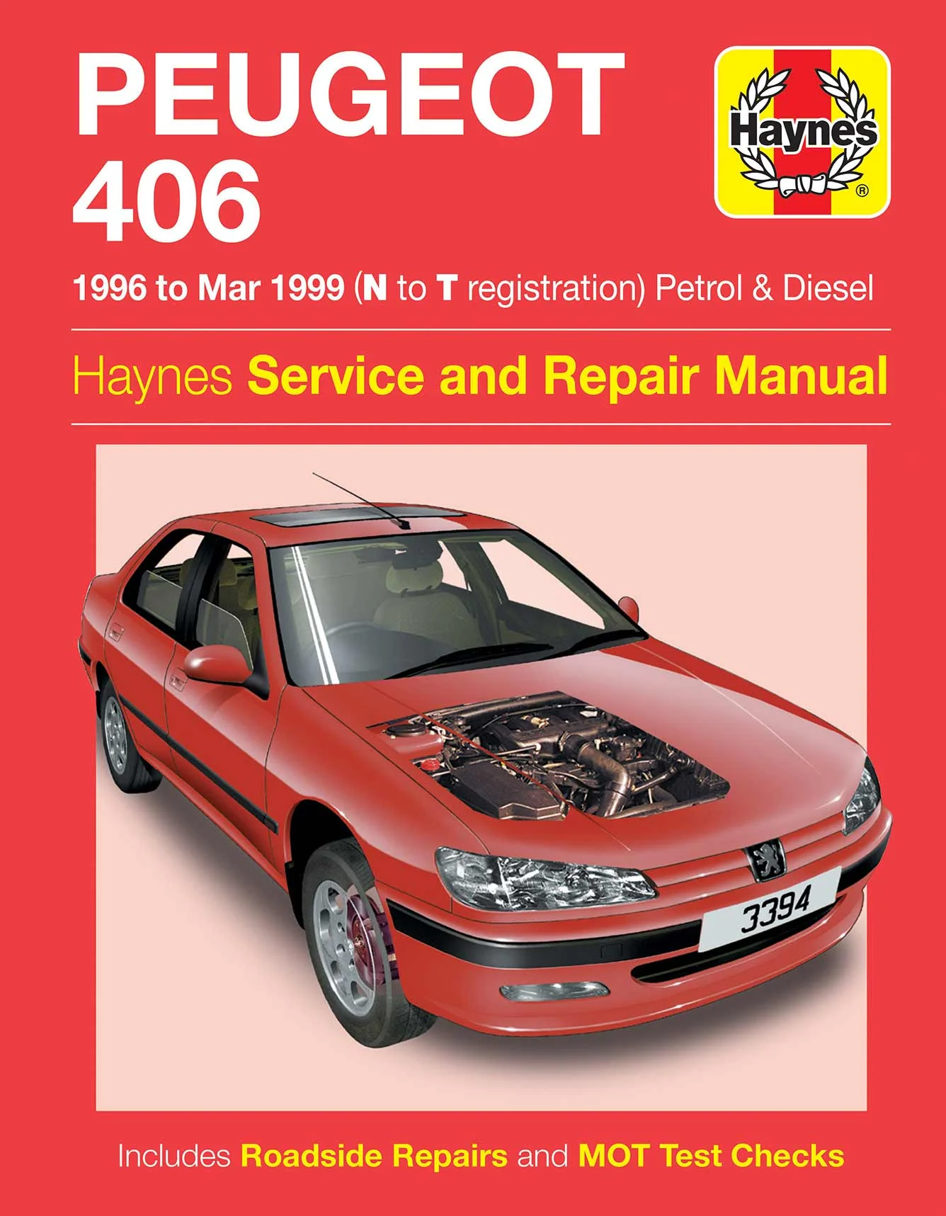 Peugeot 406 Petrol & Diesel (1996-Mar 1999) Haynes Repair Manual