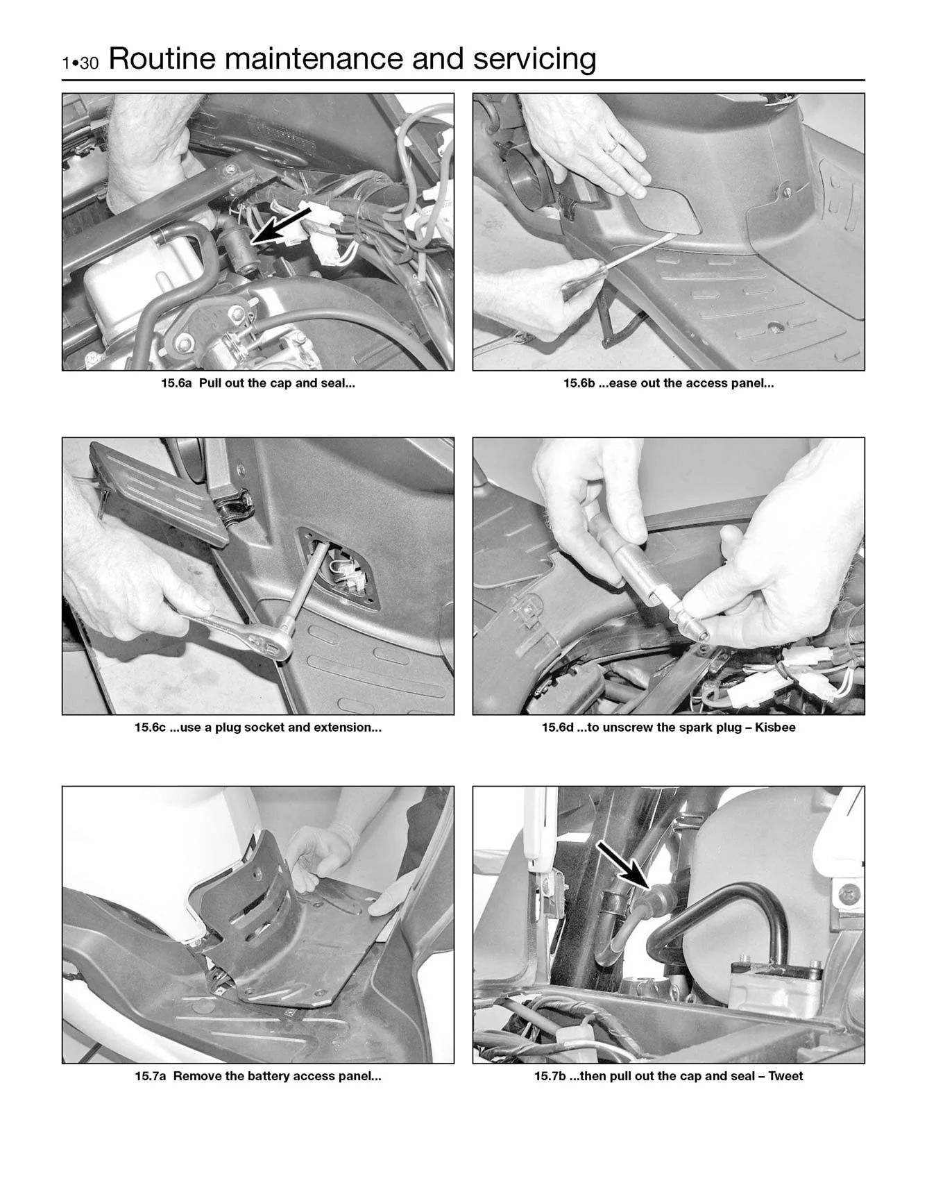 Peugeot V-Clic, Speedfight 3, Vivacity 3, Kisbee & Tweet (2008-2014) Haynes Repair Manual - Image 6