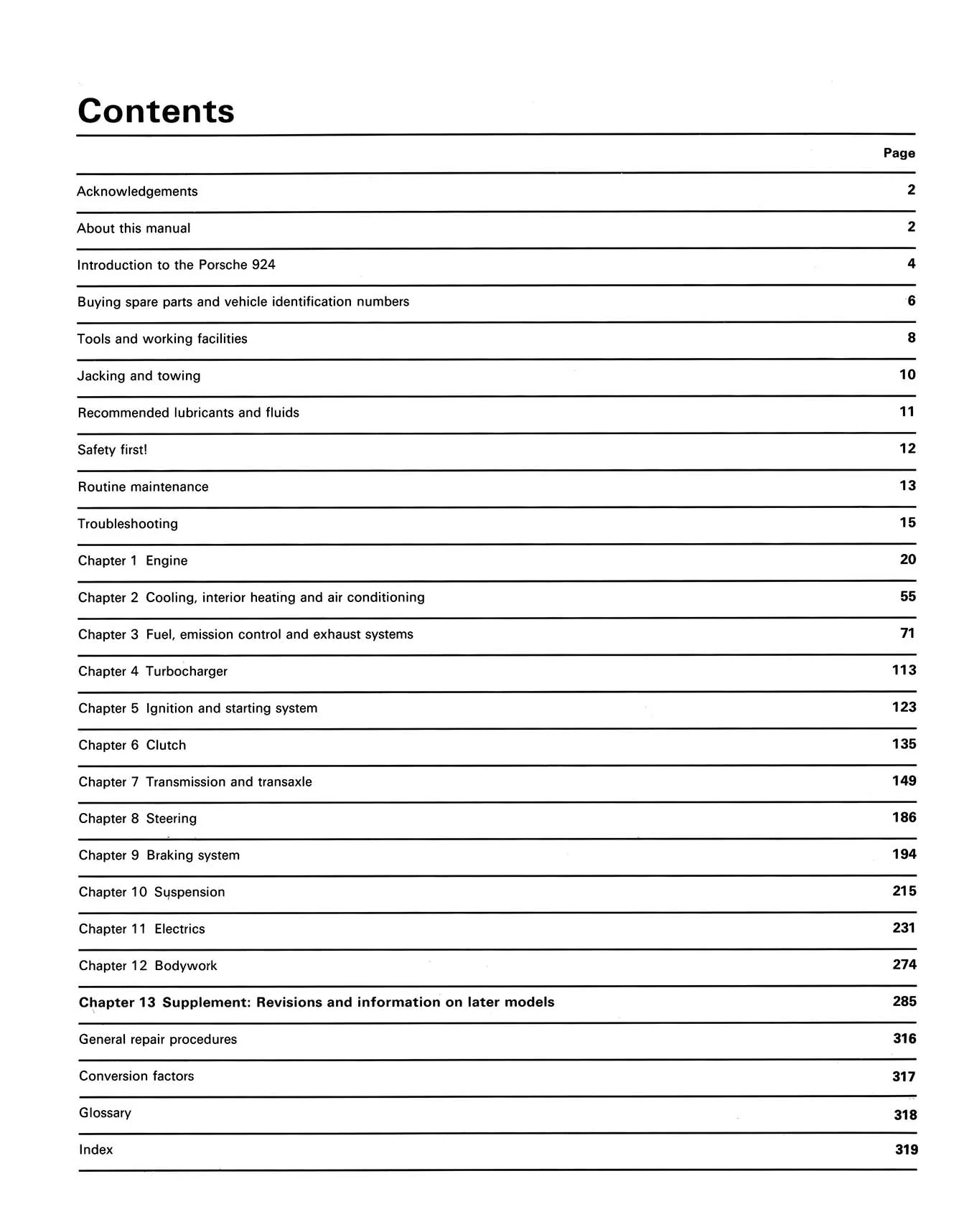 Porsche 924 & 924 Turbo (1976-1985) Haynes Repair Manual - Image 3
