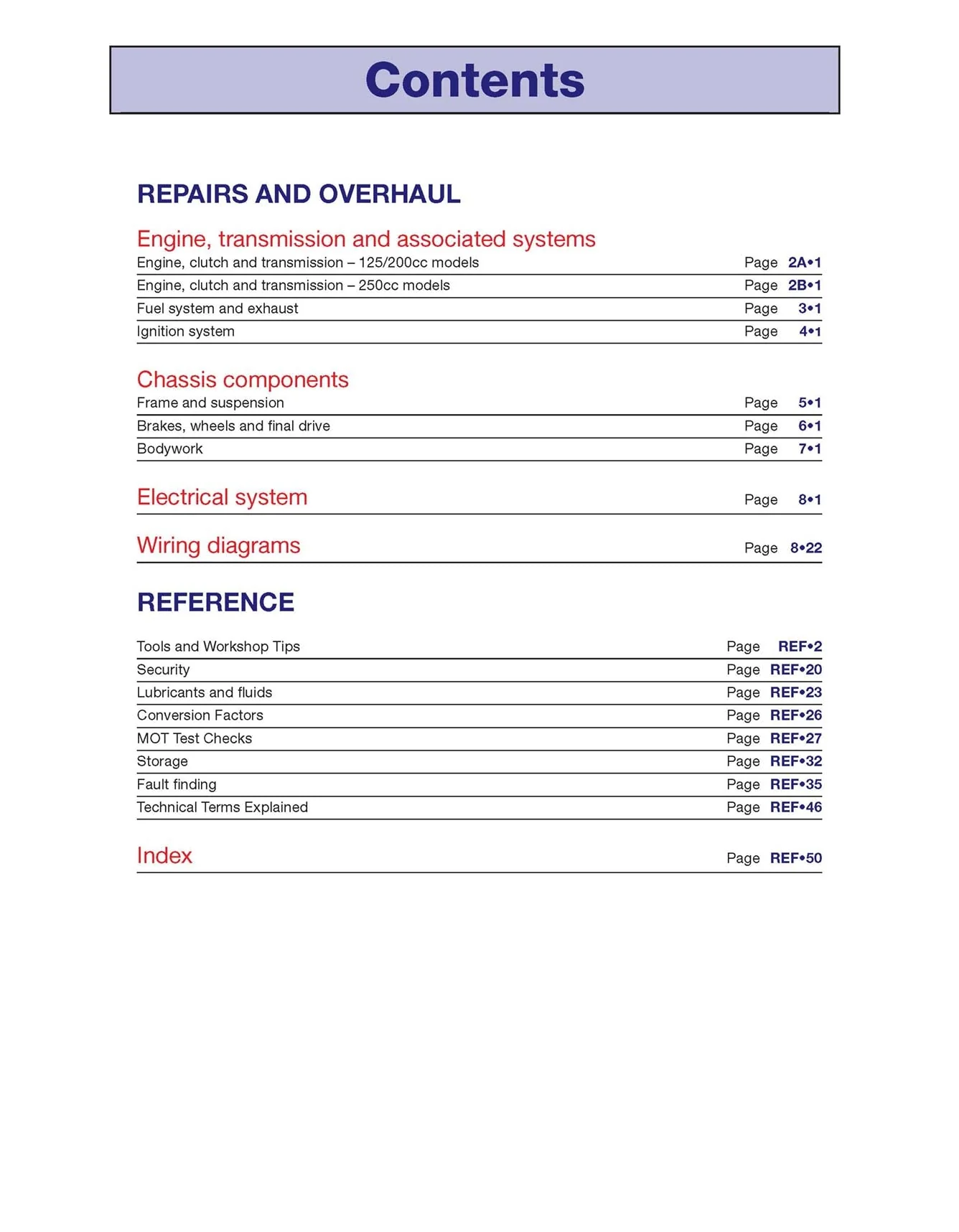Pulse Adrenaline, Sinnis Apache, Superbyke RMR (2007-2014) Haynes Repair Manual - Image 5