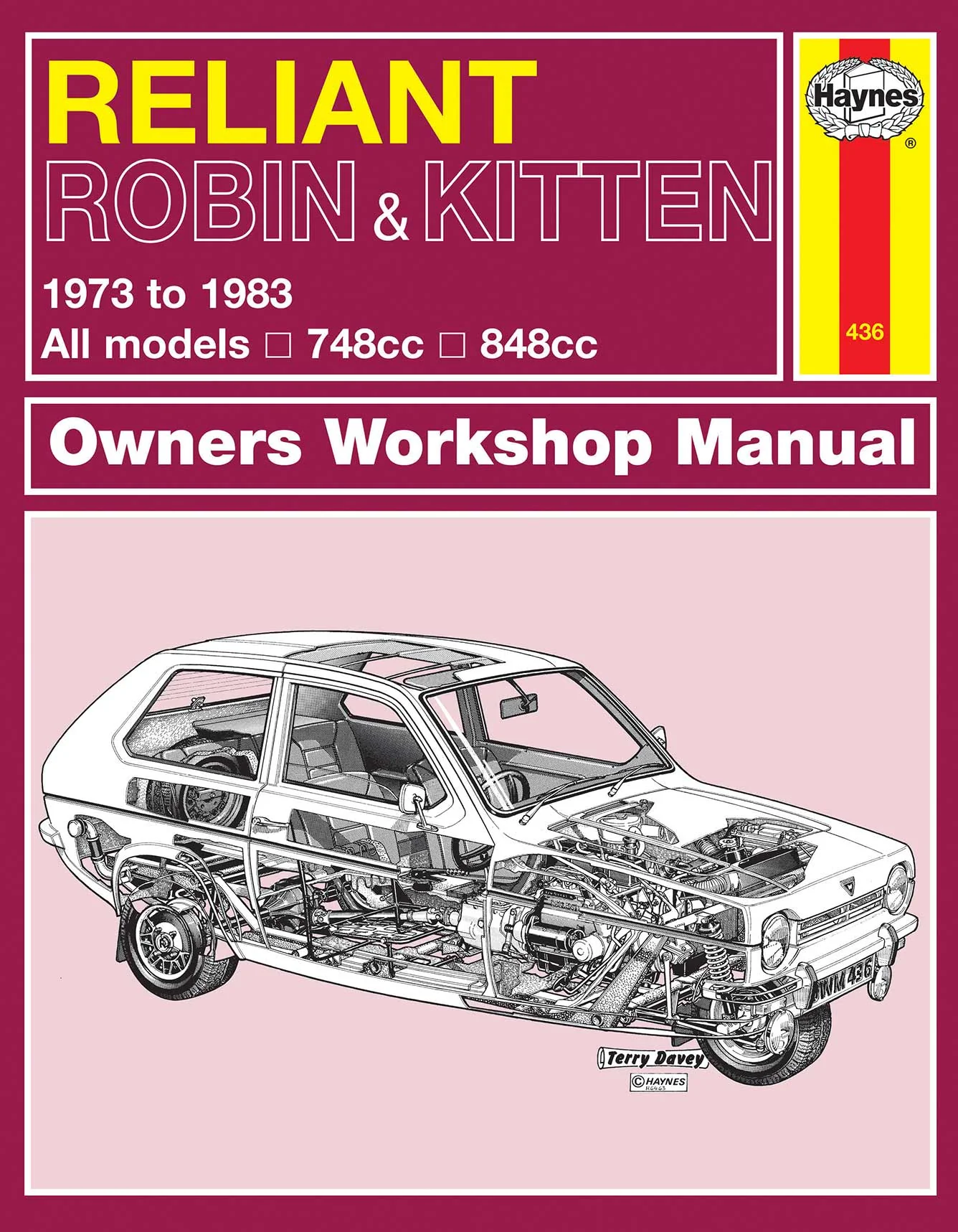 Reliant Robin & Kitten (1973-1983) Haynes Repair Manual