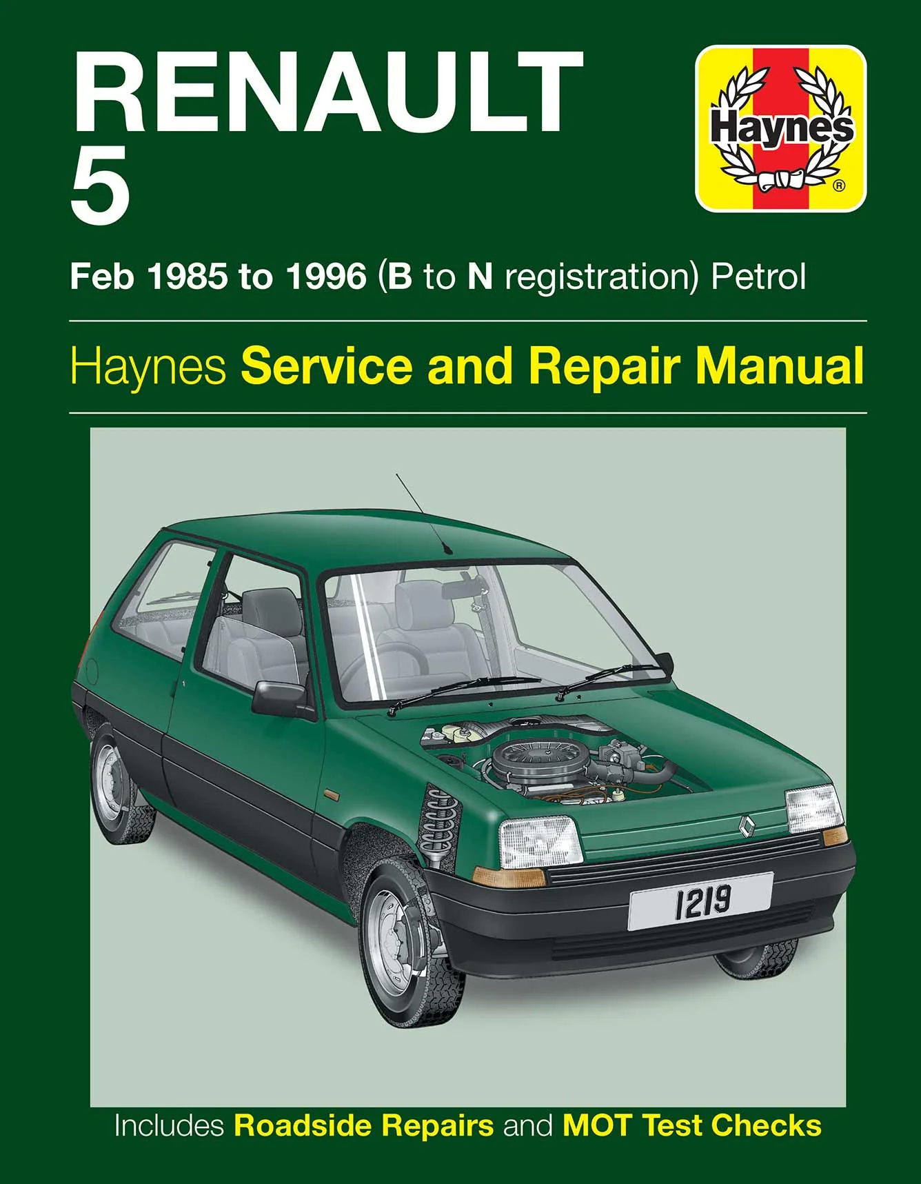 Renault 5 Petrol (Feb 1985-1996) Haynes Repair Manual