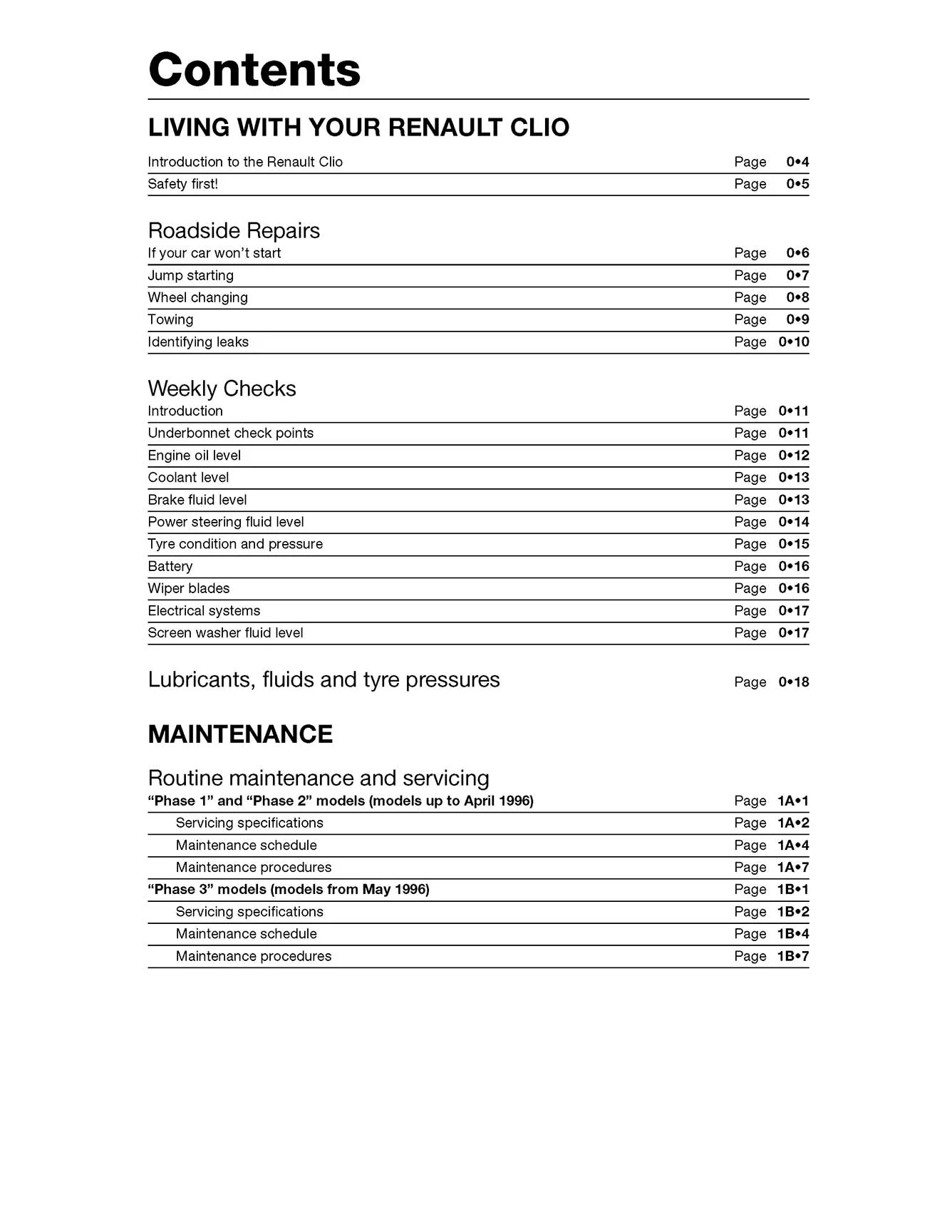Renault Clio Petrol (1991-May 1998) Haynes Repair Manual - Image 3