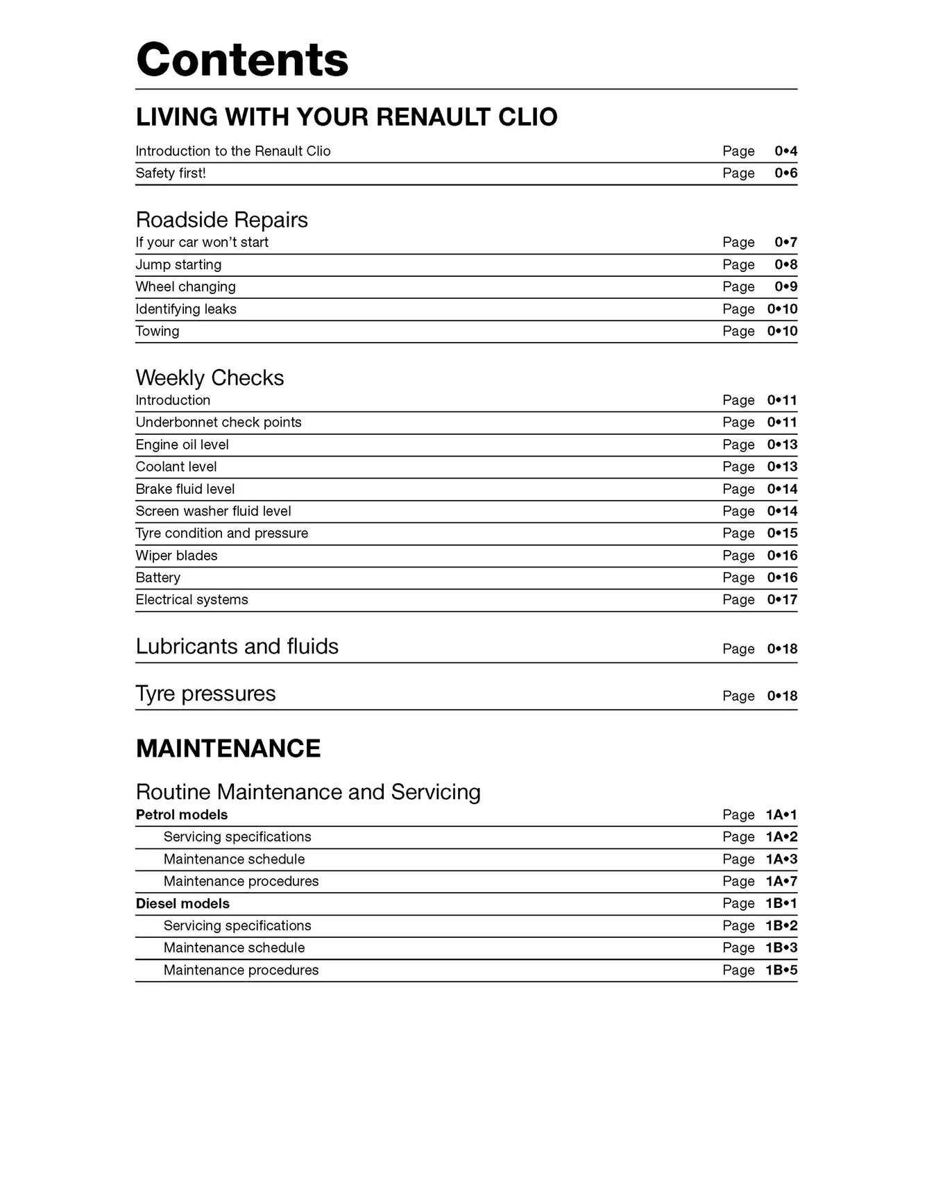 Renault Clio Petrol & Diesel (Jun 2001-2005) Haynes Repair Manual - Image 4
