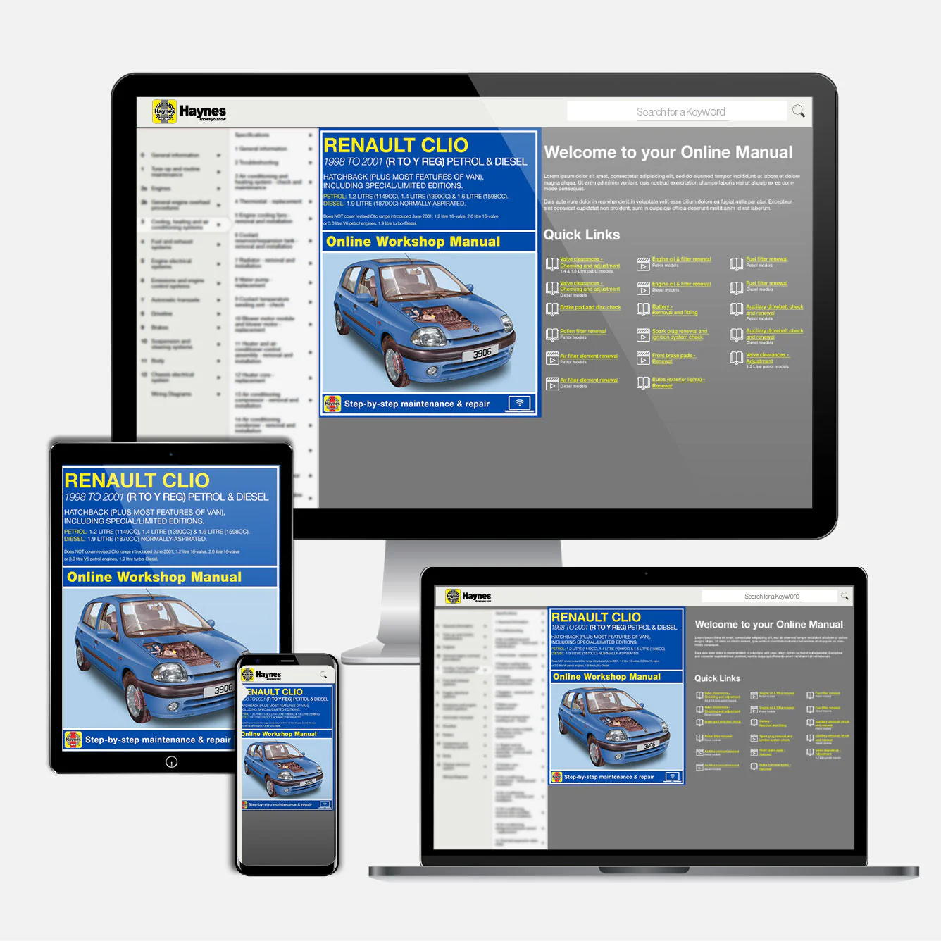Renault Clio Petrol & Diesel (May 1998-May 2001) Haynes Repair Manual - Image 9