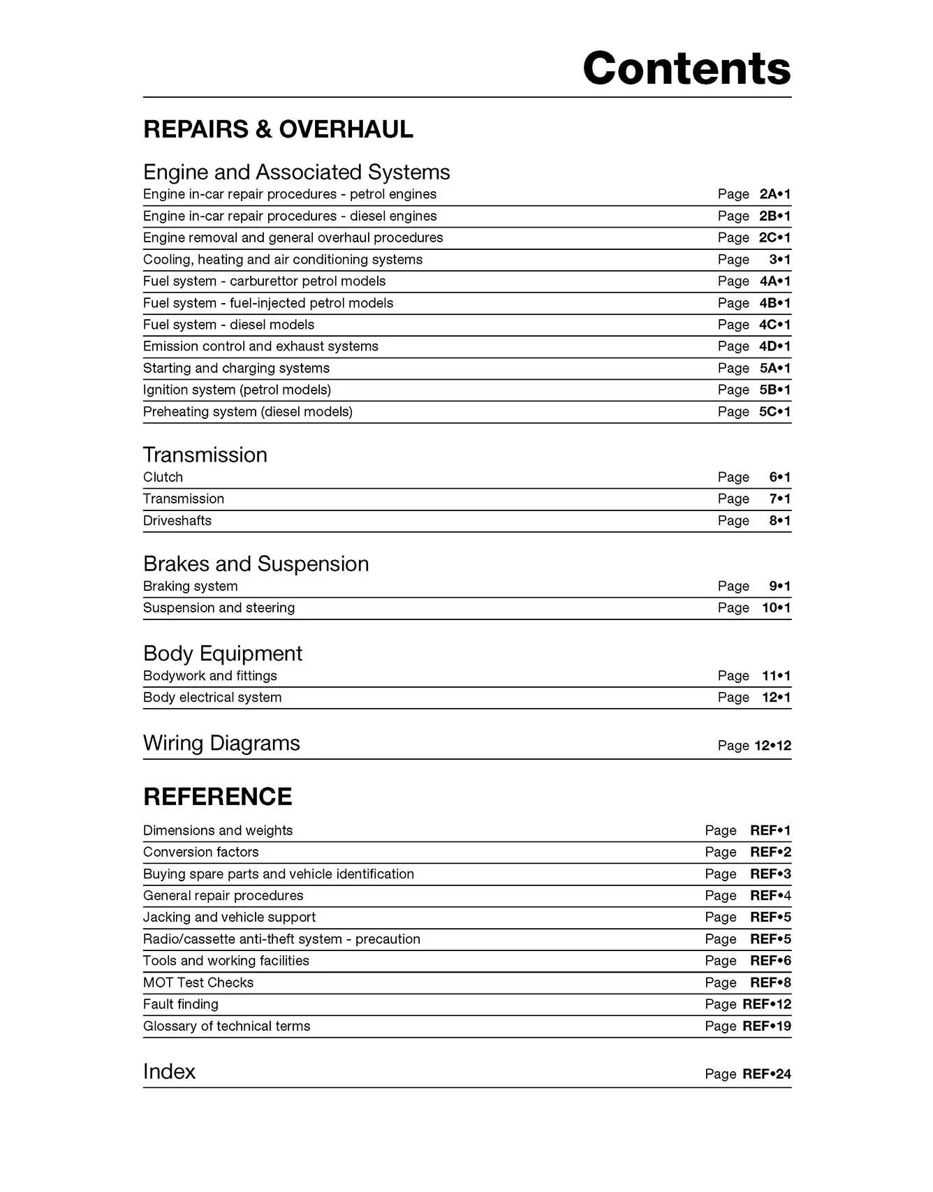 Renault Espace Petrol & Diesel (1985-1996) Haynes Repair Manual - Image 4