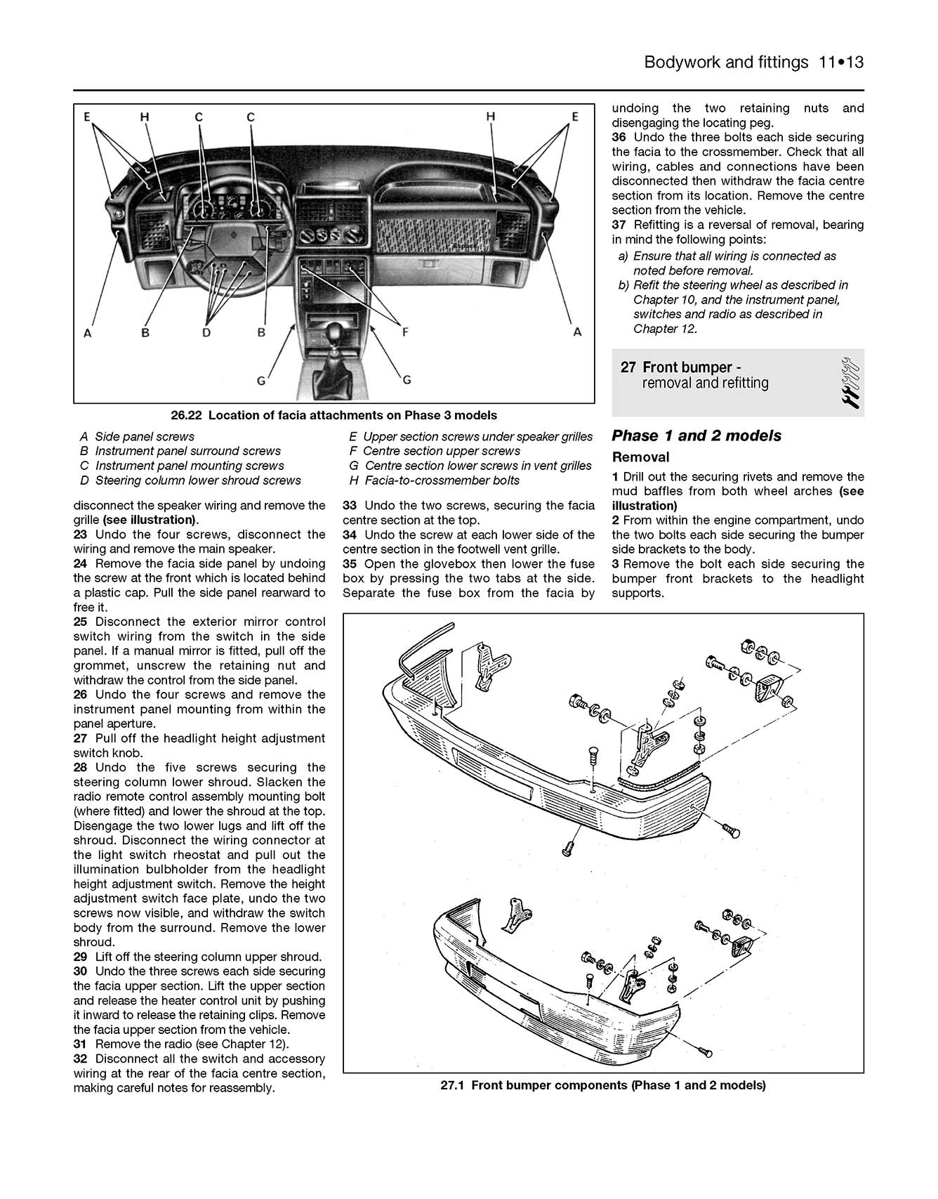 Renault Espace Petrol & Diesel (1985-1996) Haynes Repair Manual - Image 6